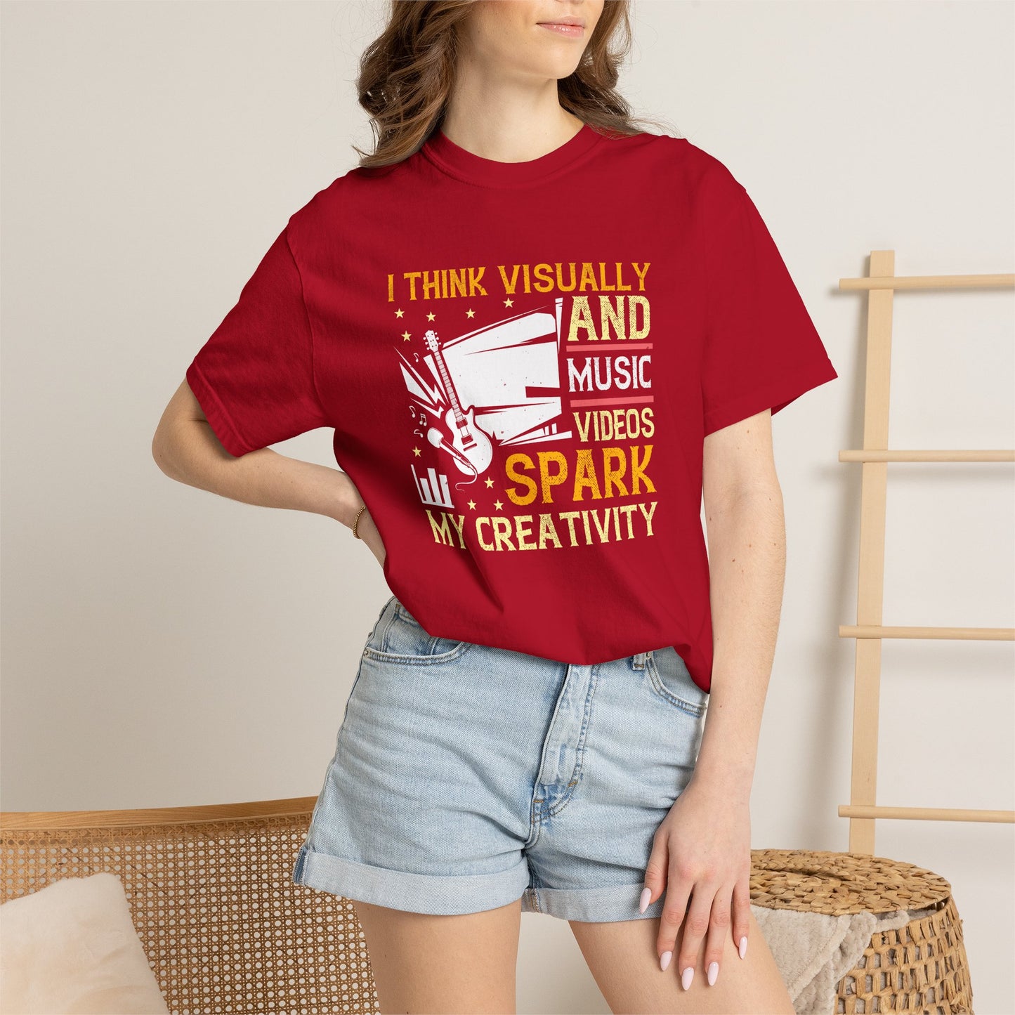 Music Graphic Design Unisex Cotton T-shirt m14
