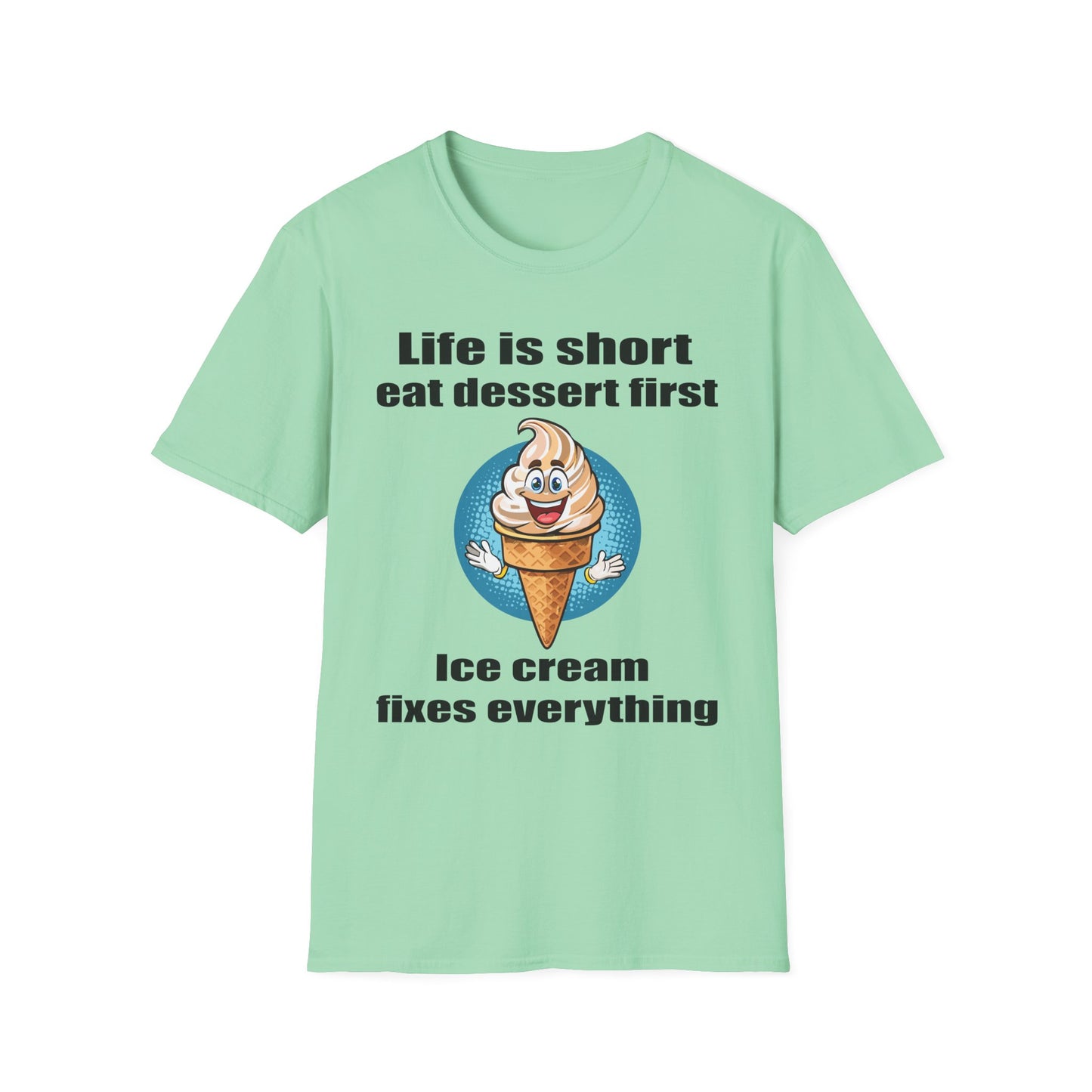 Food Tees, Funny Food T Shirts, Funny T Shirts, Shirt with Food, Junk Food Tees, Shirt with Ice Cream, Ice Cream T-Shirt