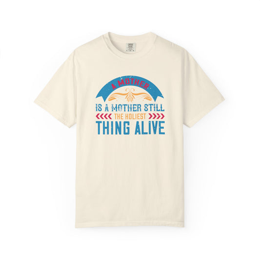 Mom T-shirt Mother Day Mama Tee Unisex Comfort Colors Garment-Dyed Cotton h52