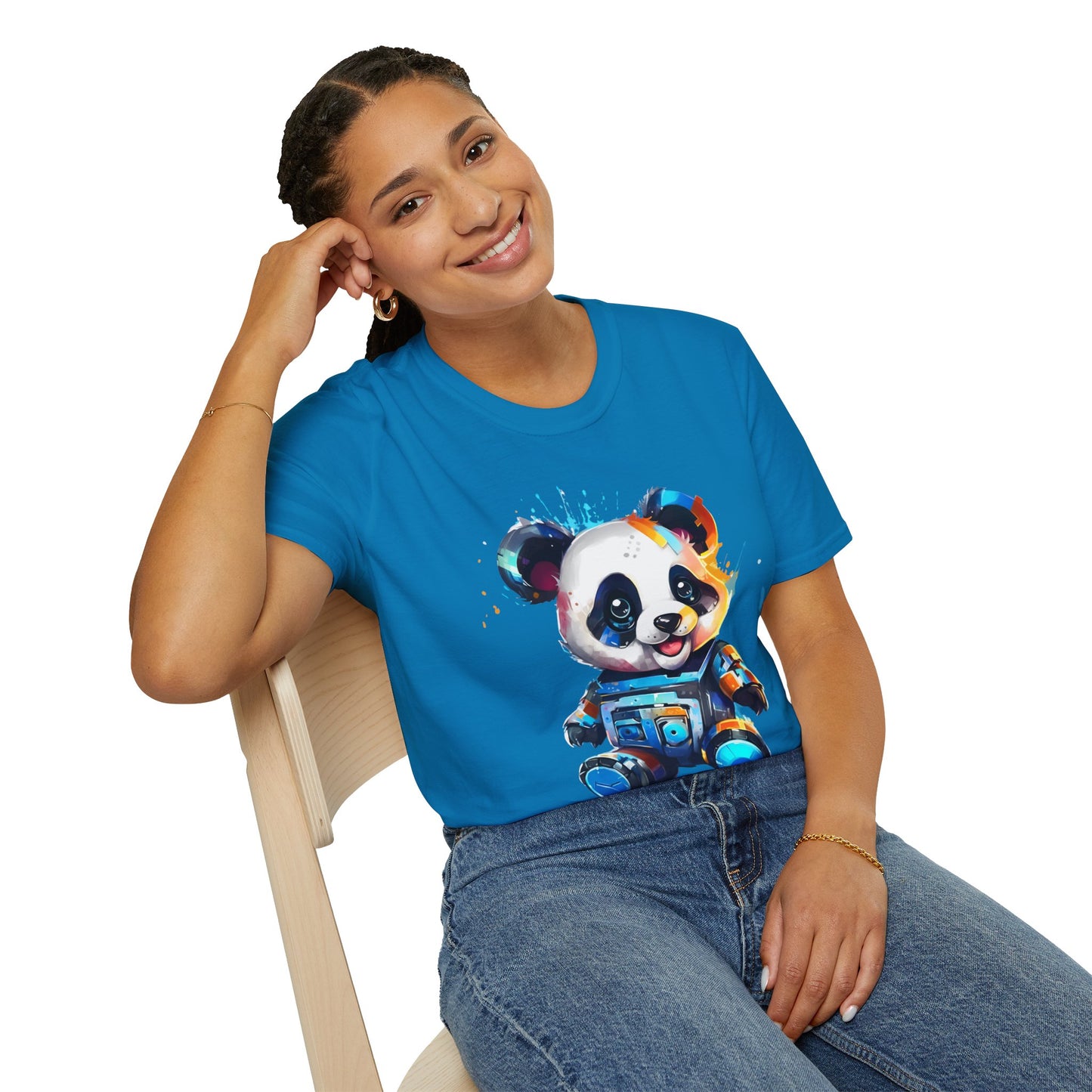 Animals Tees, Funny Animals Shirt, T Shirts with Funny Animals, T-Shirt with Panda, Panda Tees