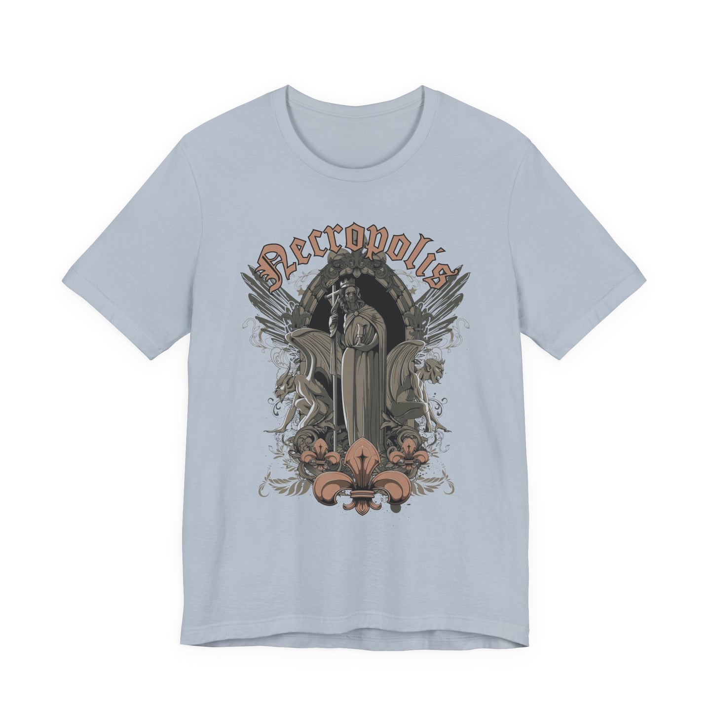 Gothic Skull Graphic Unisex Cotton T-Shirt r7