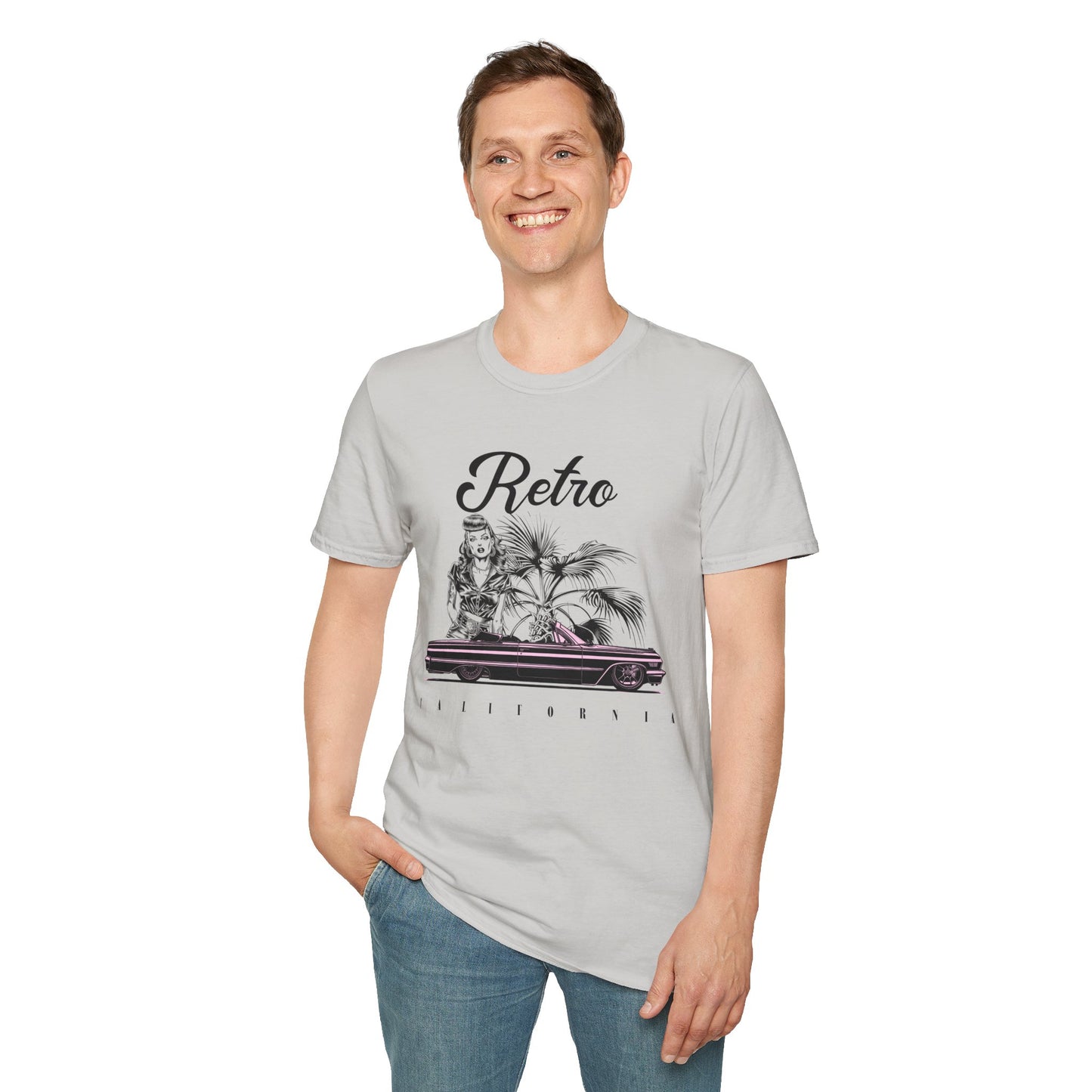 Retro T Shirt, Retro Design Shirt, Retro Art Tee Shirt, T-shirt with Retro Style