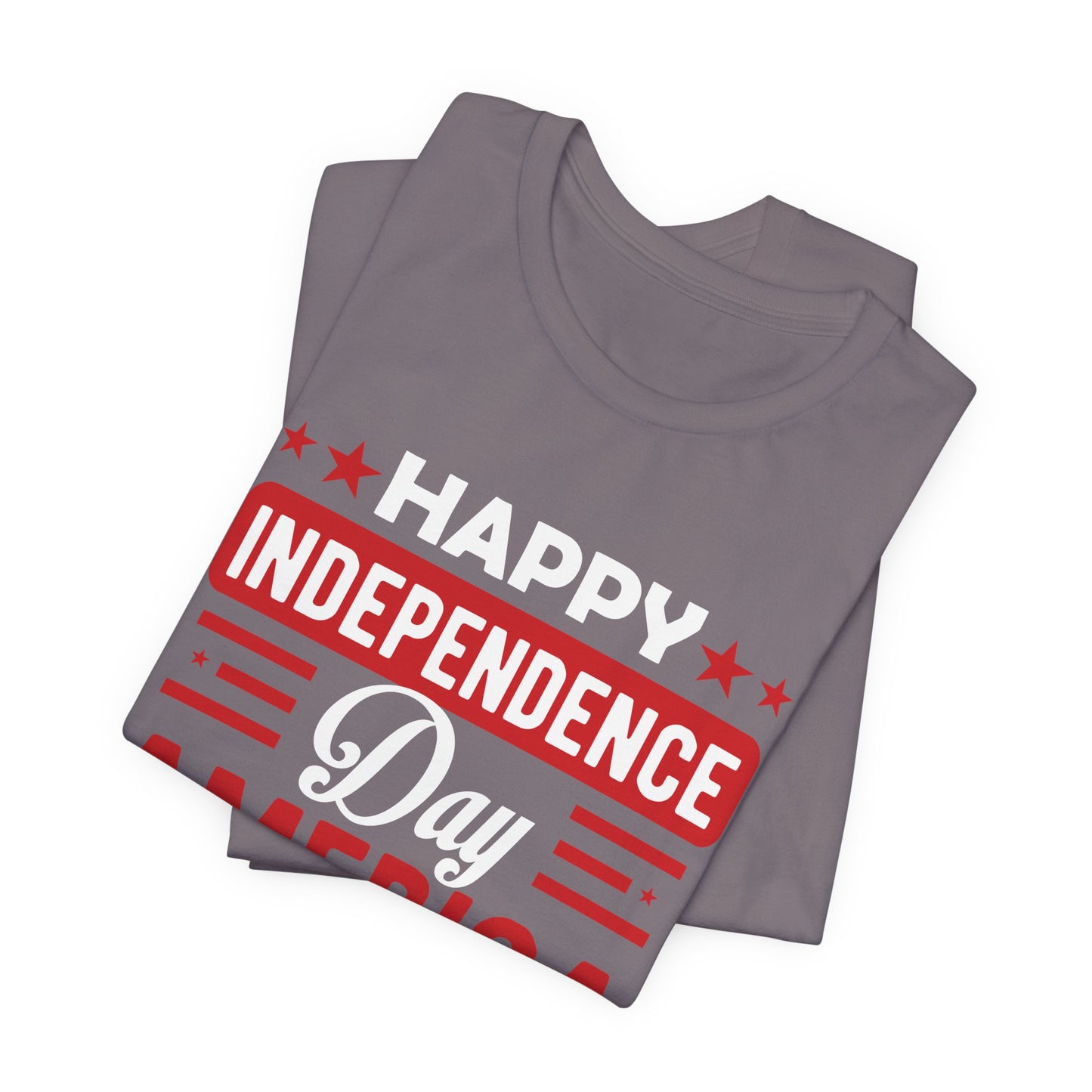 Happy Independence Day America Graphic Unisex Cotton T-Shirt 015