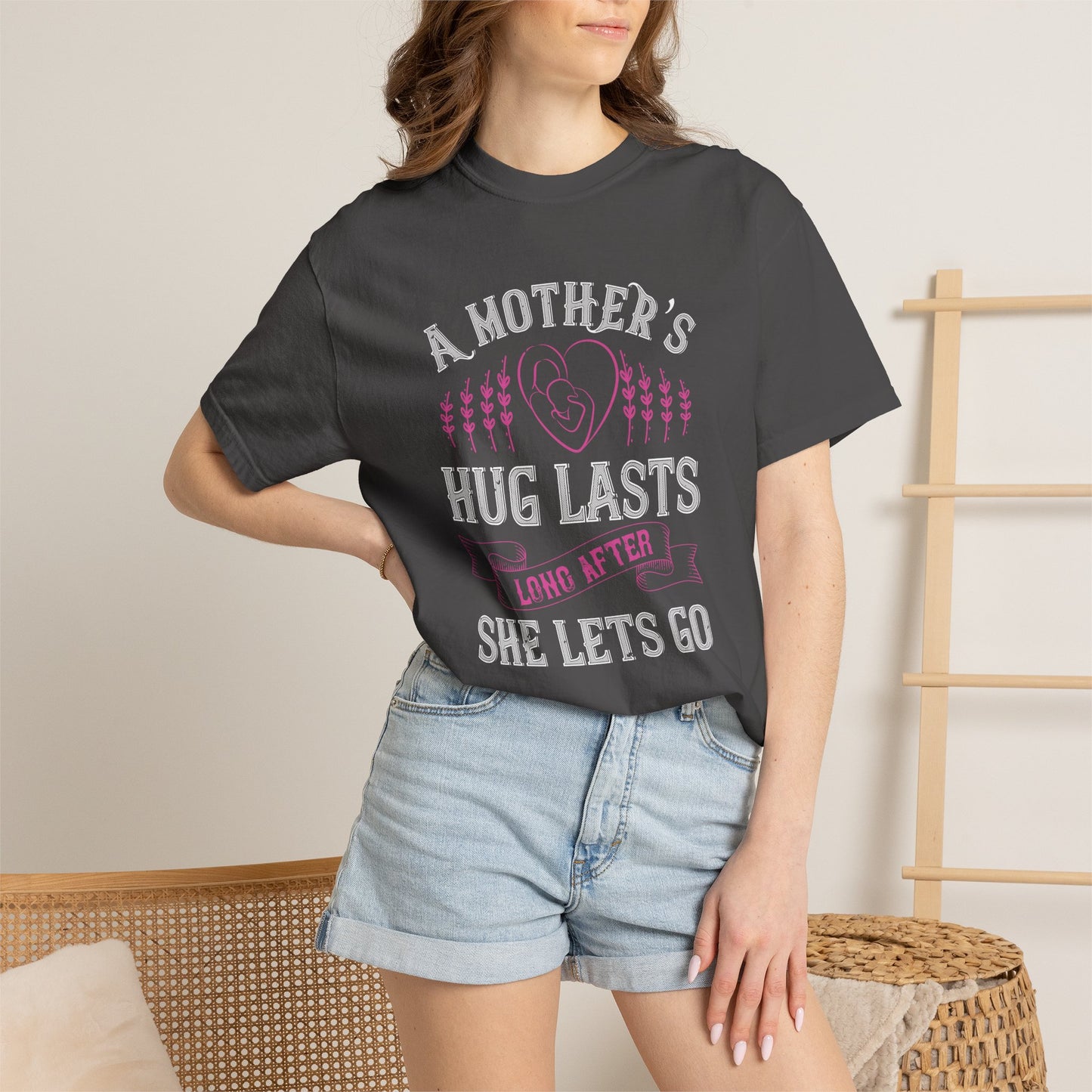 Mom T-shirt Mother Day Mama Tee Unisex Comfort Colors Garment-Dyed Cotton h58