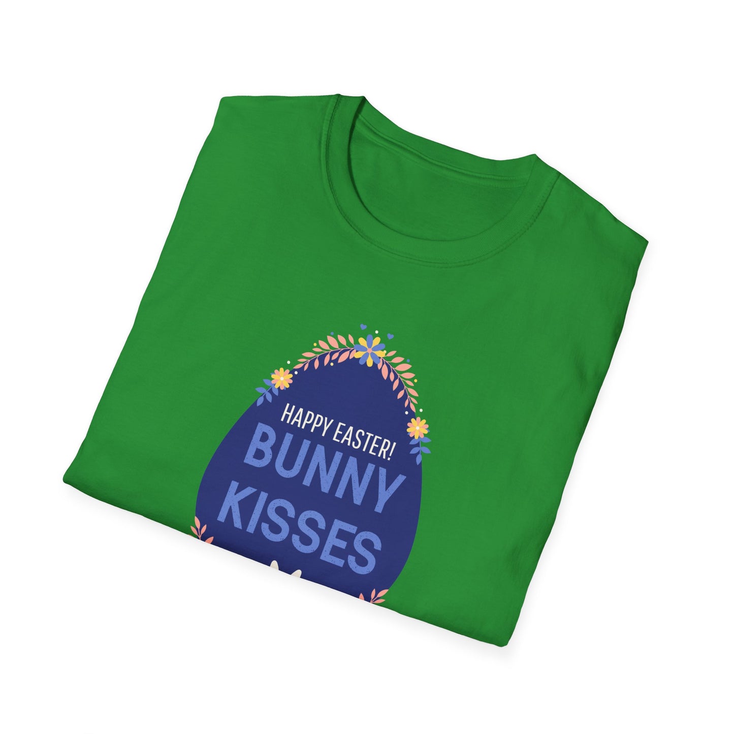 Easter Bunny Kisses T-Shirt, Tee Shirt with Easter Signature, T Shirt with Easter Prints, Tee Shirt with Easter Design - 3