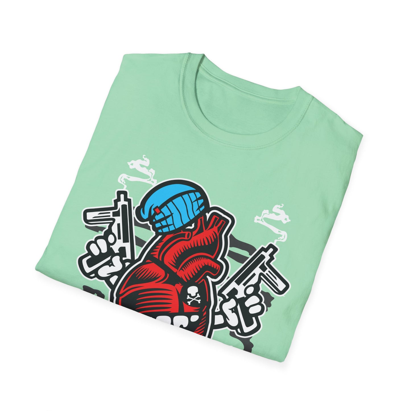 Cartoon T Shirt Animation T Shirt Funny Tee Unisex Gildan Softstyle 64000 100 Percent Cotton