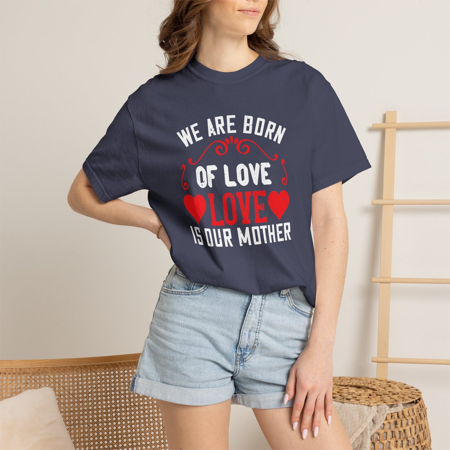 Mom T-shirt Mother Day Mama Tee Unisex Comfort Colors Garment-Dyed Cotton h98