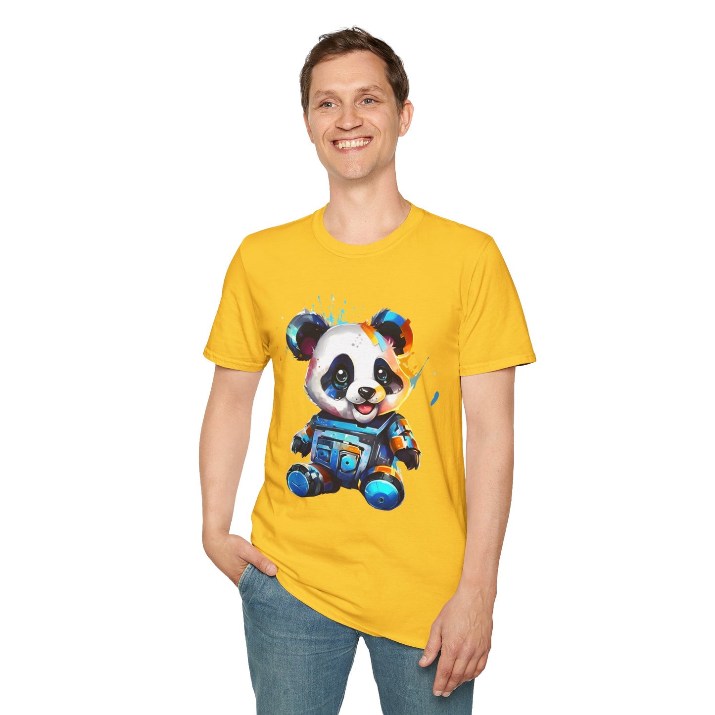 Animals Tees, Funny Animals Shirt, T Shirts with Funny Animals, T-Shirt with Panda, Panda Tees