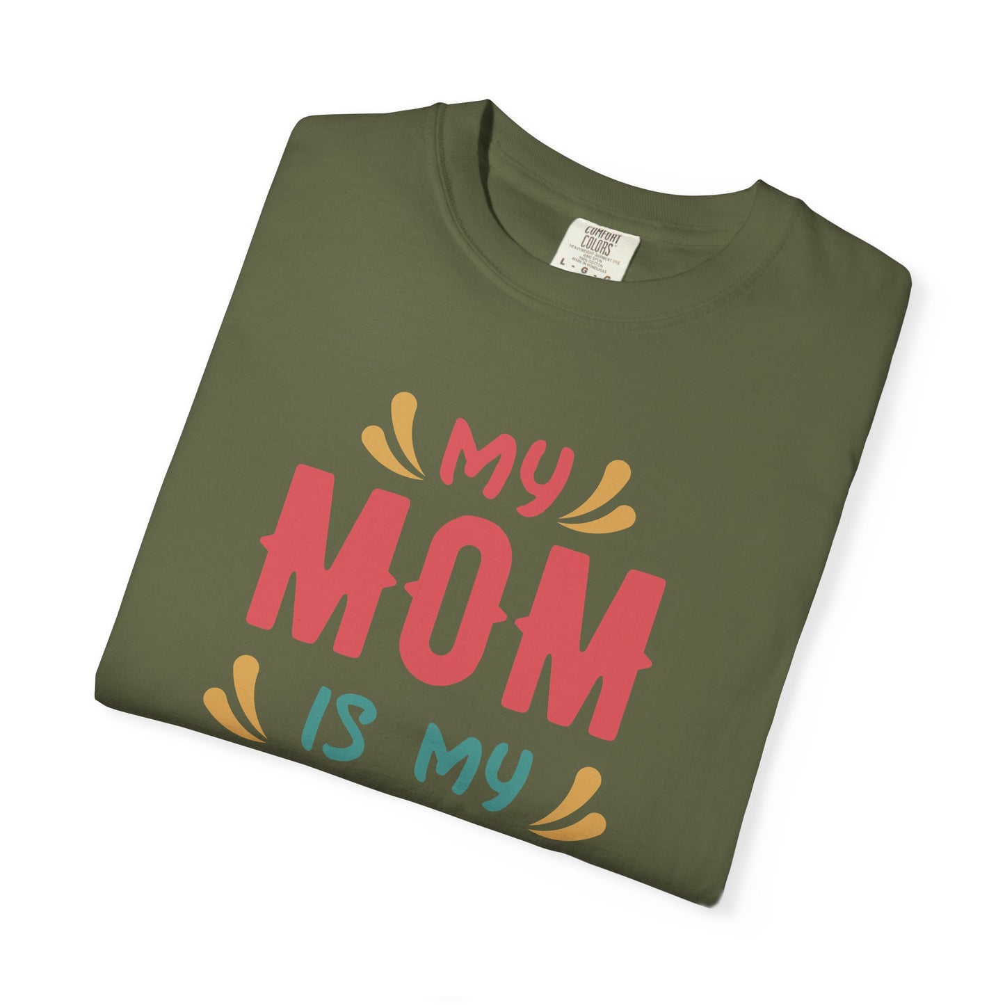 Mom T-shirt Mother's Day Mama Tee Unisex Comfort Colors Garment-Dyed Cotton h11