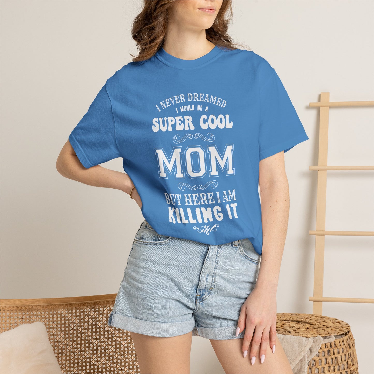 Mom T-shirt Mother's Day Mama Tee Unisex Comfort Colors Garment-Dyed Cotton h36
