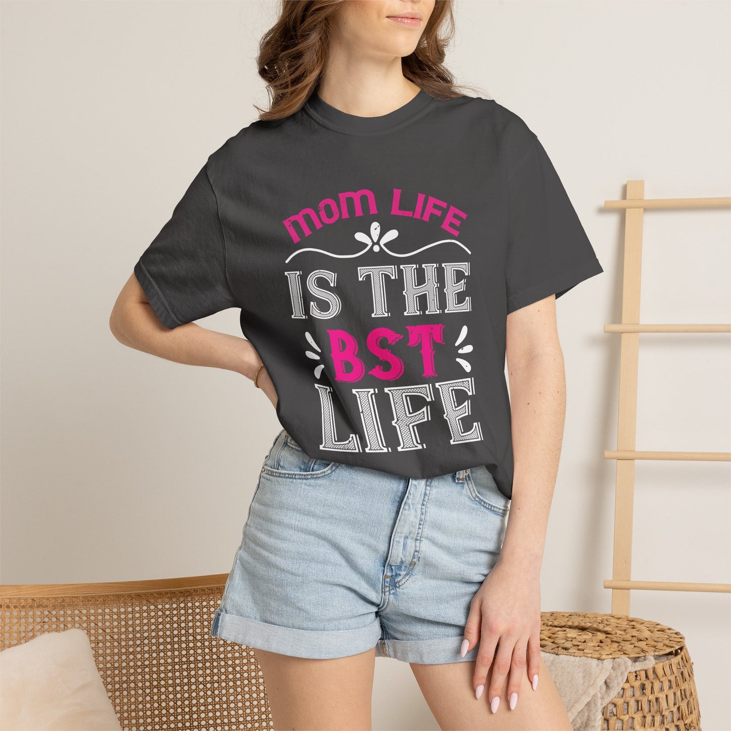 Mom T-shirt Mother Day Mama Tee Unisex Comfort Colors Garment-Dyed Cotton h79