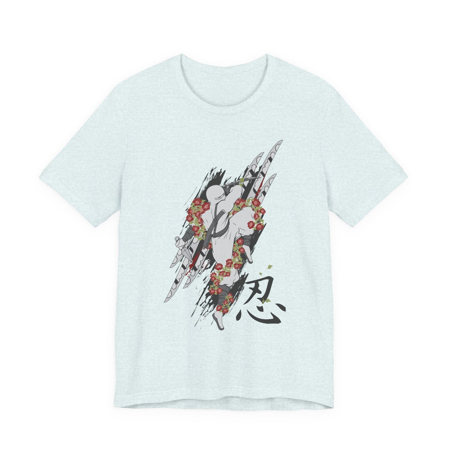 Ninja Samurai Artwork Graphic Unisex Cotton T-Shirt r5