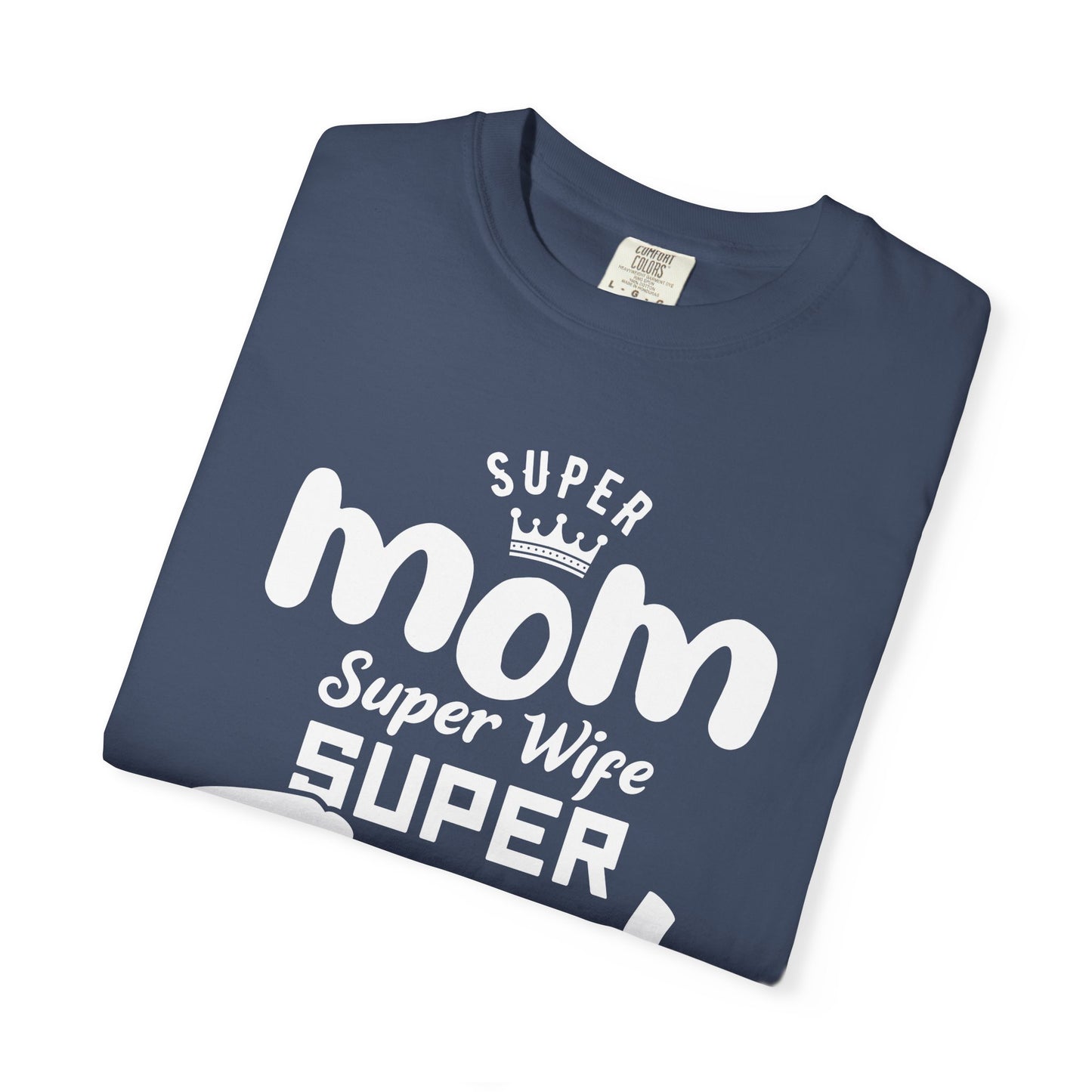 Mom T-shirt Mother's Day Mama Tee Unisex Comfort Colors Garment-Dyed Cotton h45