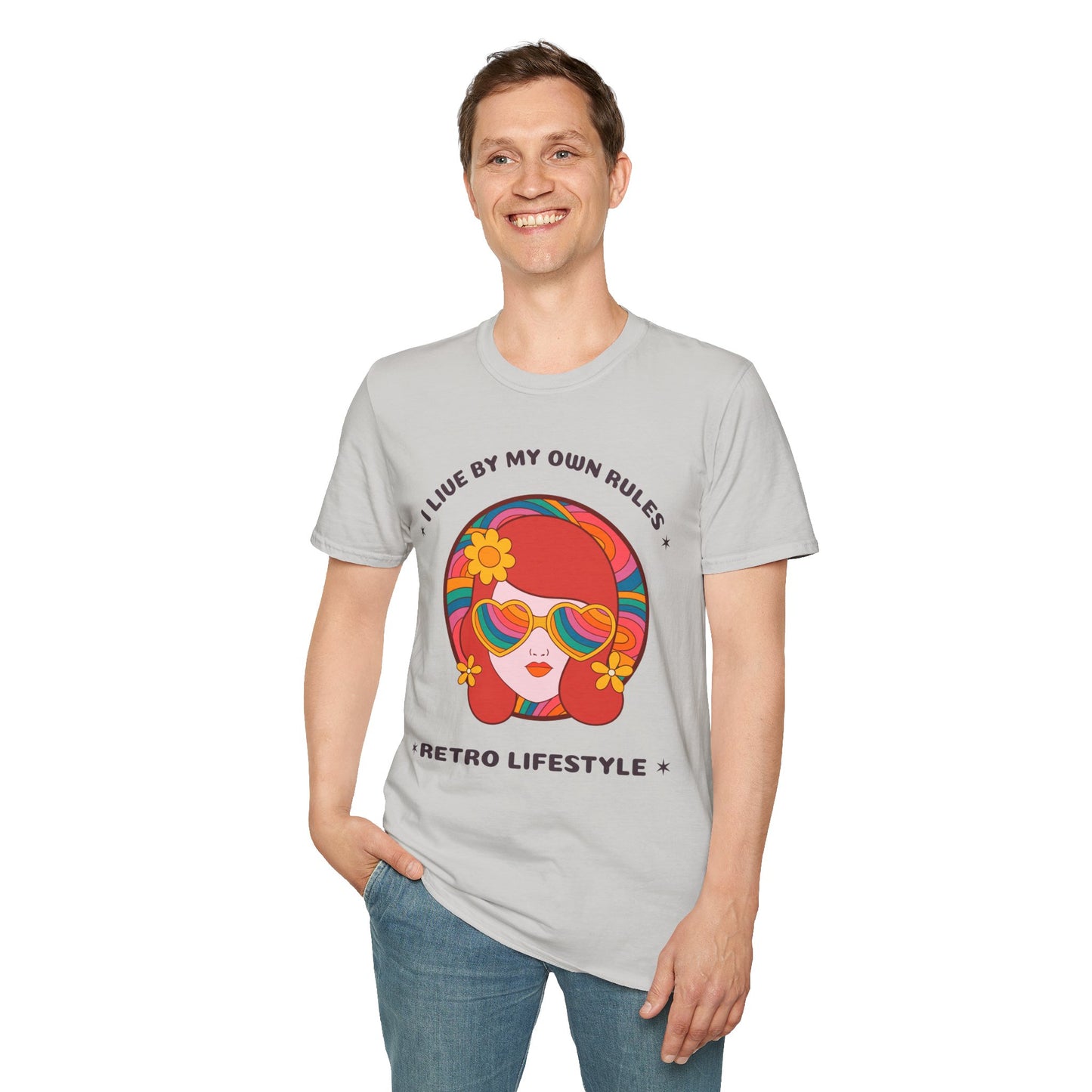 Retro T Shirt, Retro Design Shirt, Retro Art Tee Shirt, T-shirt with Retro Style