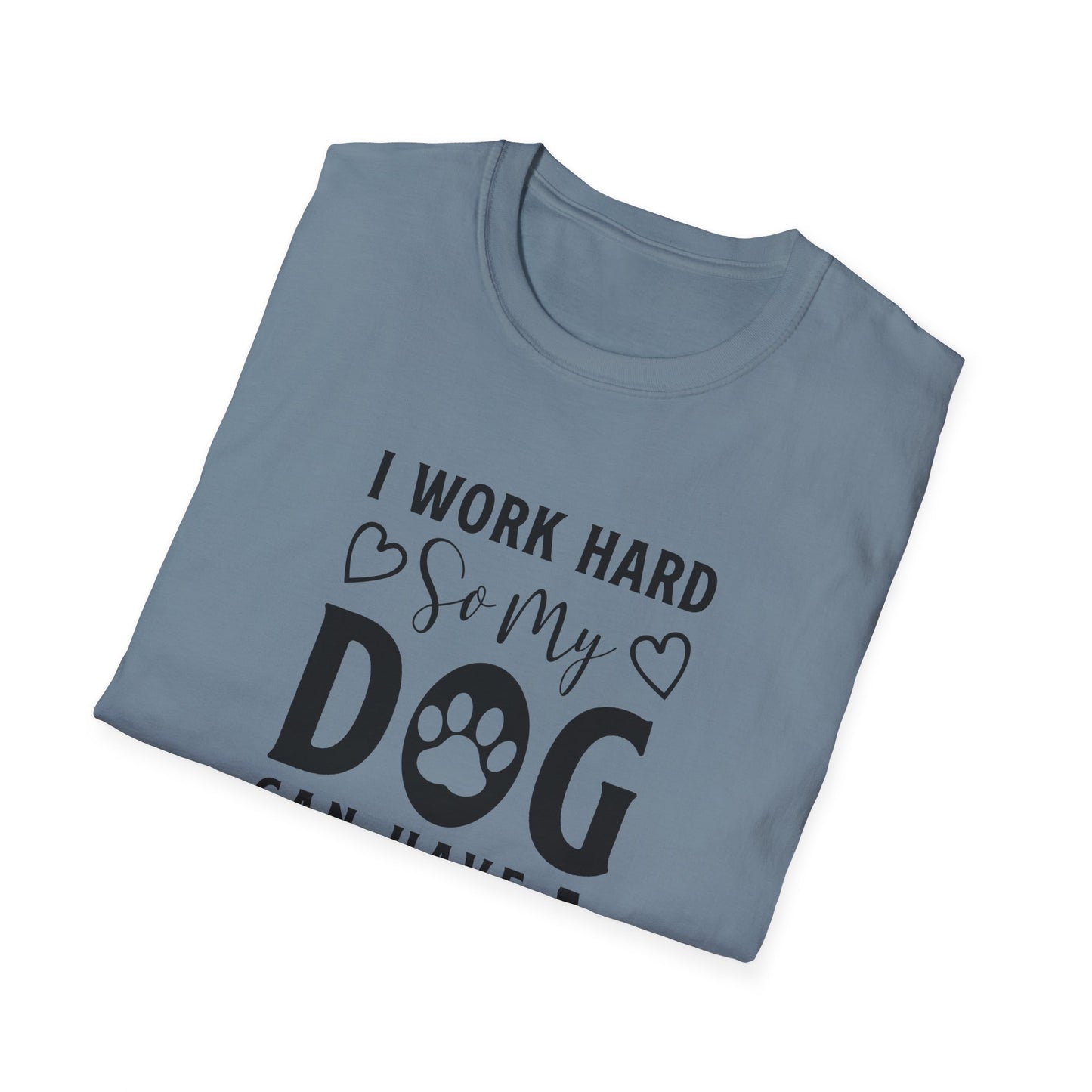 Dog Slogan T Shirts With Funny Words Unisex Tee Shirt Cute Quotes Gildan Softstyle 64000 Cotton