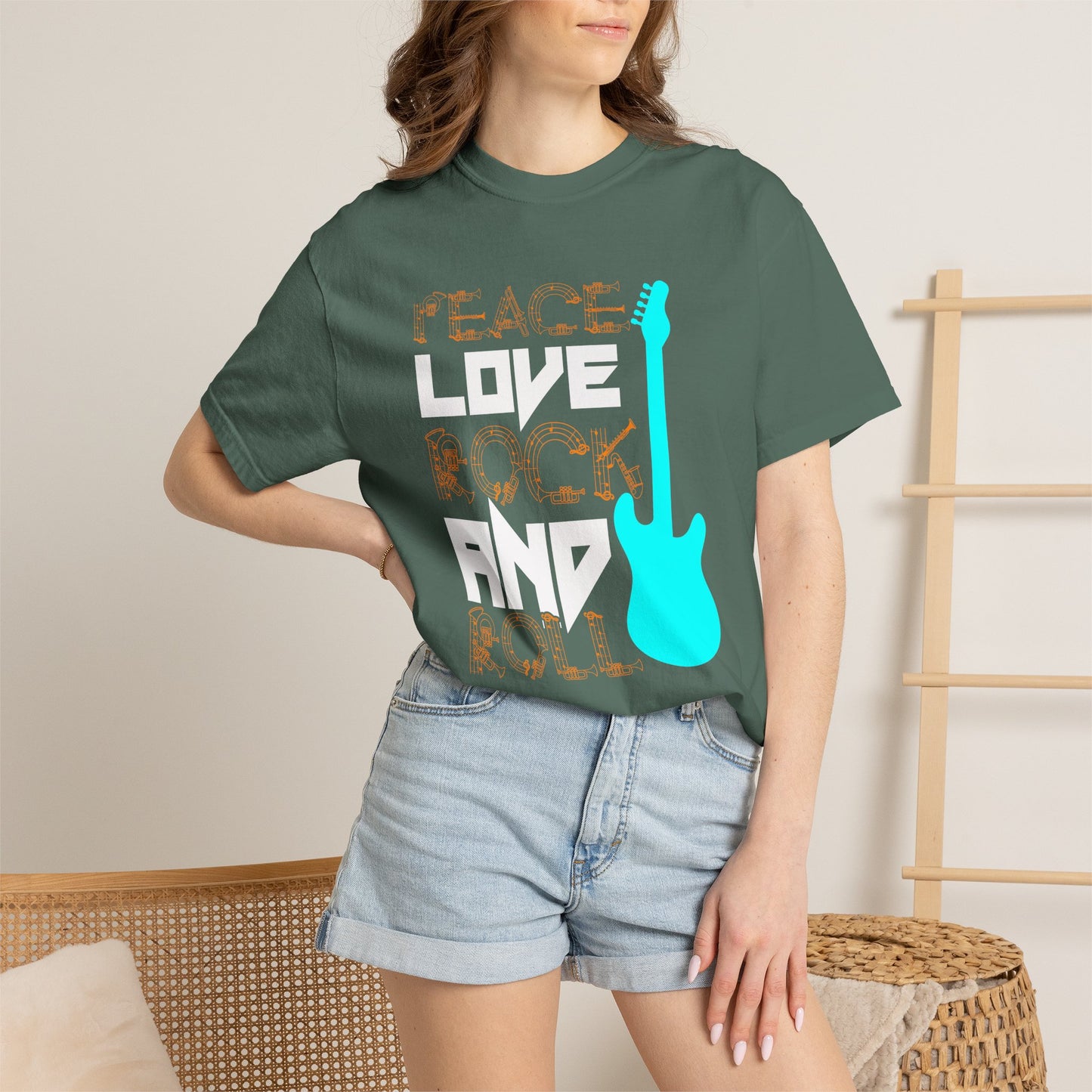 Music Graphic Design Unisex Cotton T-shirt 078