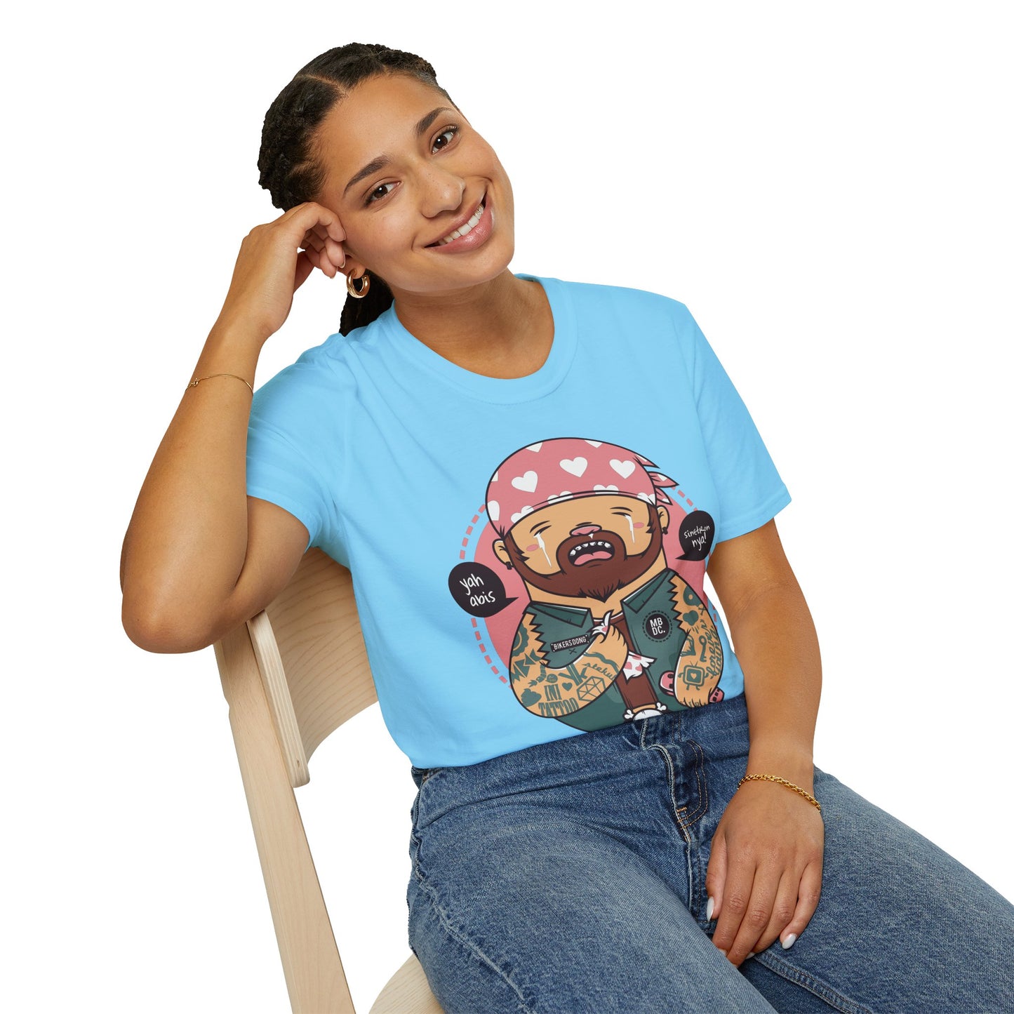 Cartoon Animation T Shirt Unisex Softstyle 100 Percent Ring Spun Cotton Comfort Tee