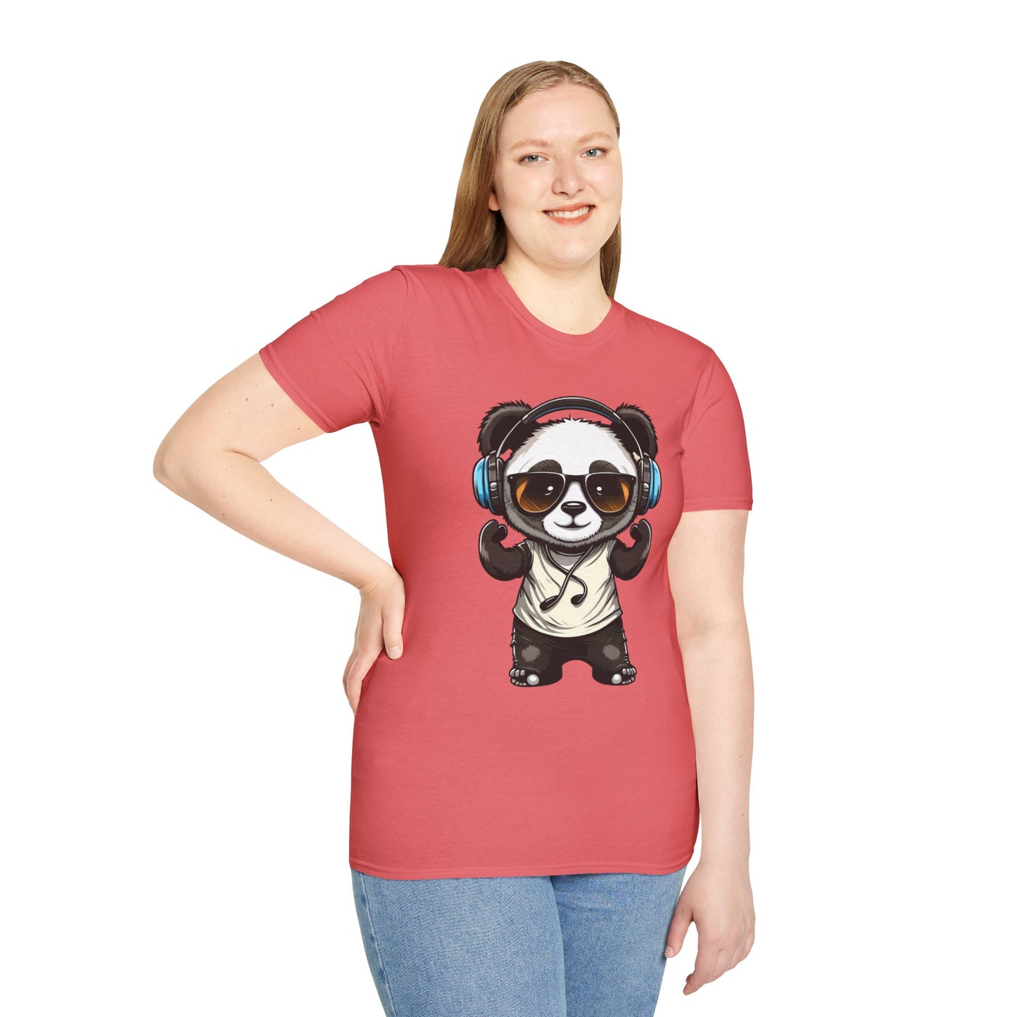 Animals Tees, Funny Animals Shirt, T Shirts with Funny Animals, T-Shirt with Panda, Panda Tees