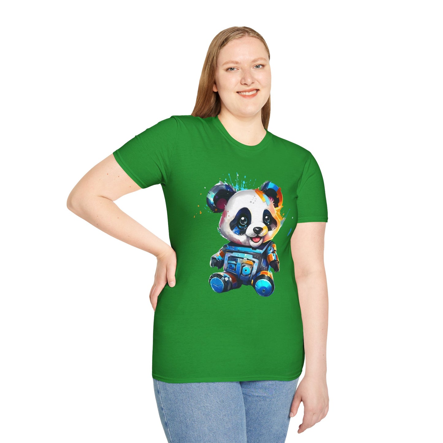 Animals Tees, Funny Animals Shirt, T Shirts with Funny Animals, T-Shirt with Panda, Panda Tees