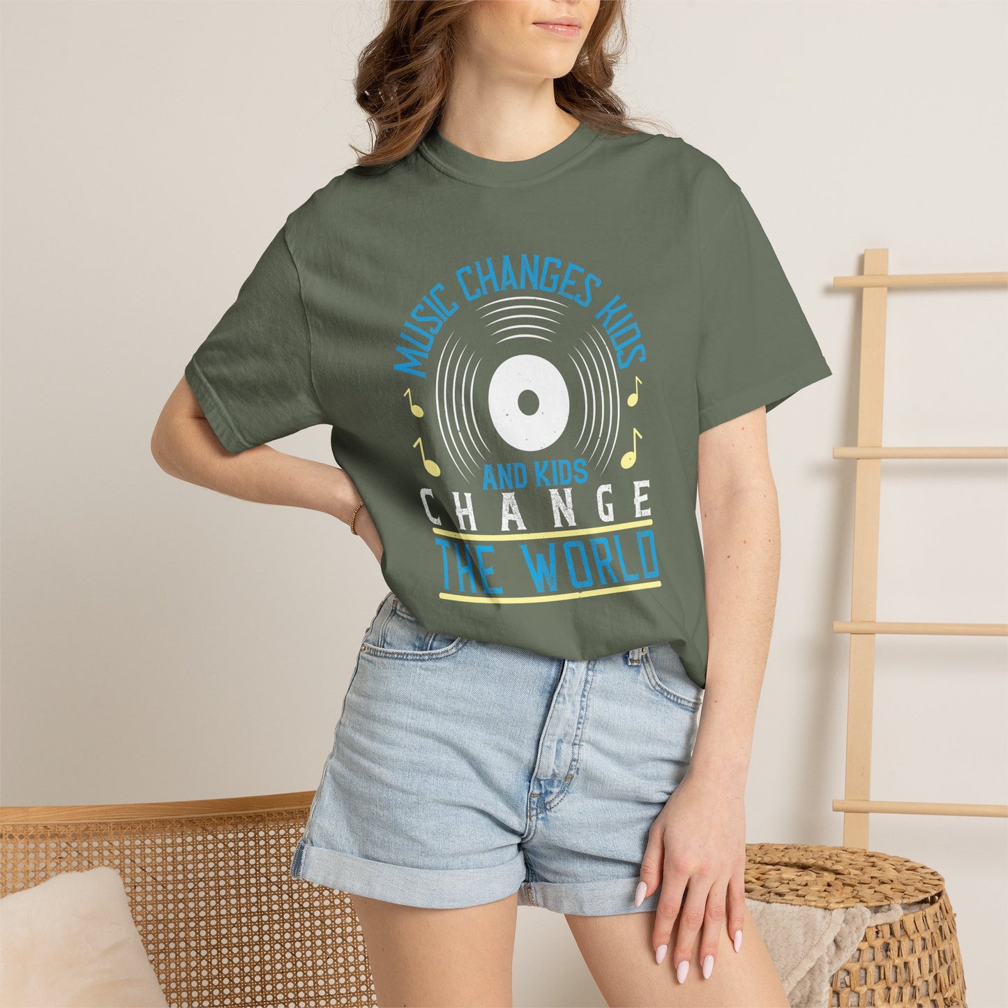 Music Graphic Design Unisex Cotton T-shirt m22