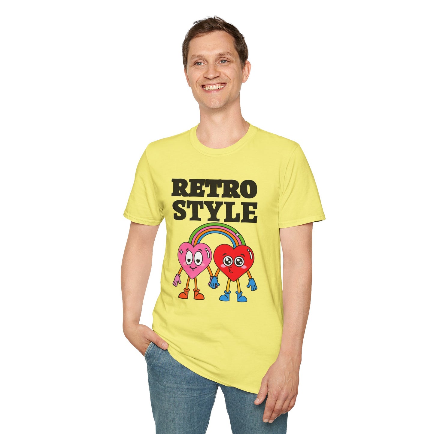 Retro T Shirt, Retro Design Shirt, Retro Art Tee Shirt, T-shirt with Retro Style