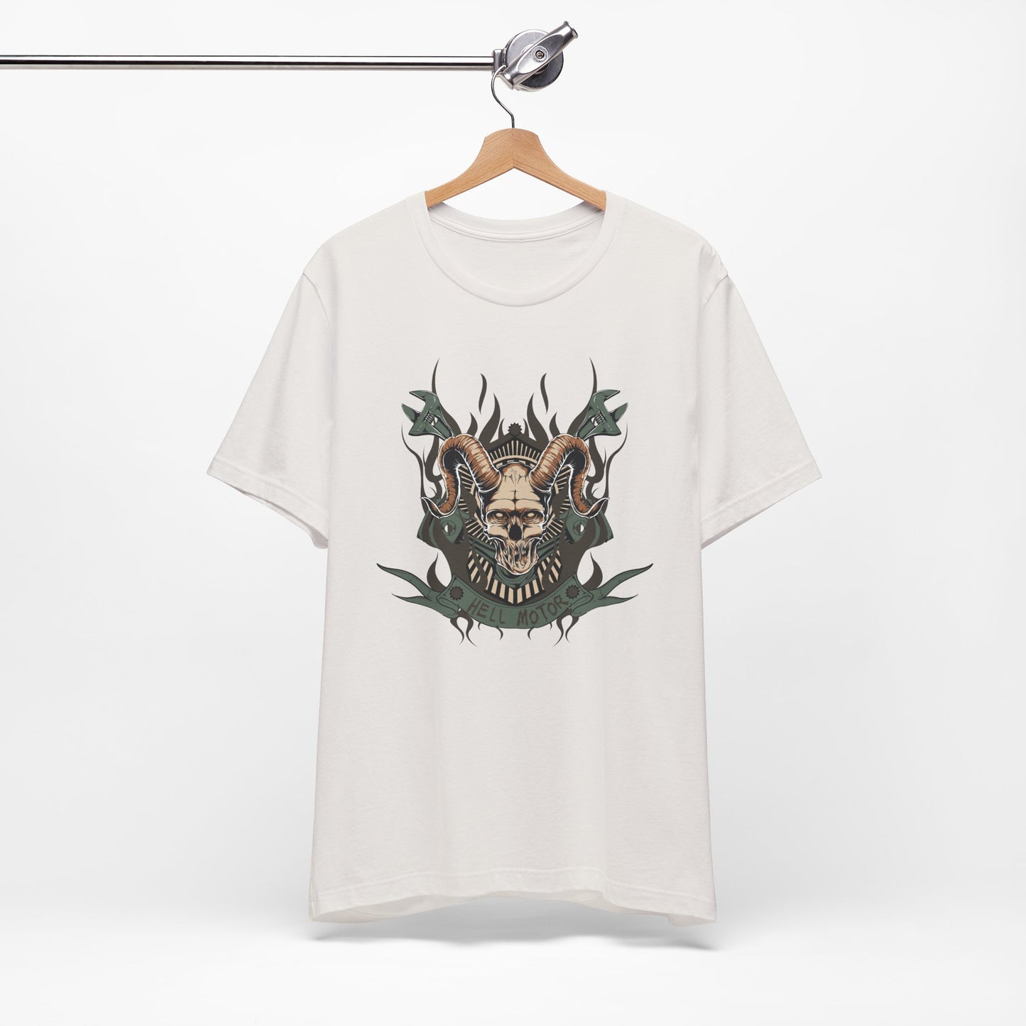 Gothic Skull Graphic Design Unisex Cotton Tee Art-49