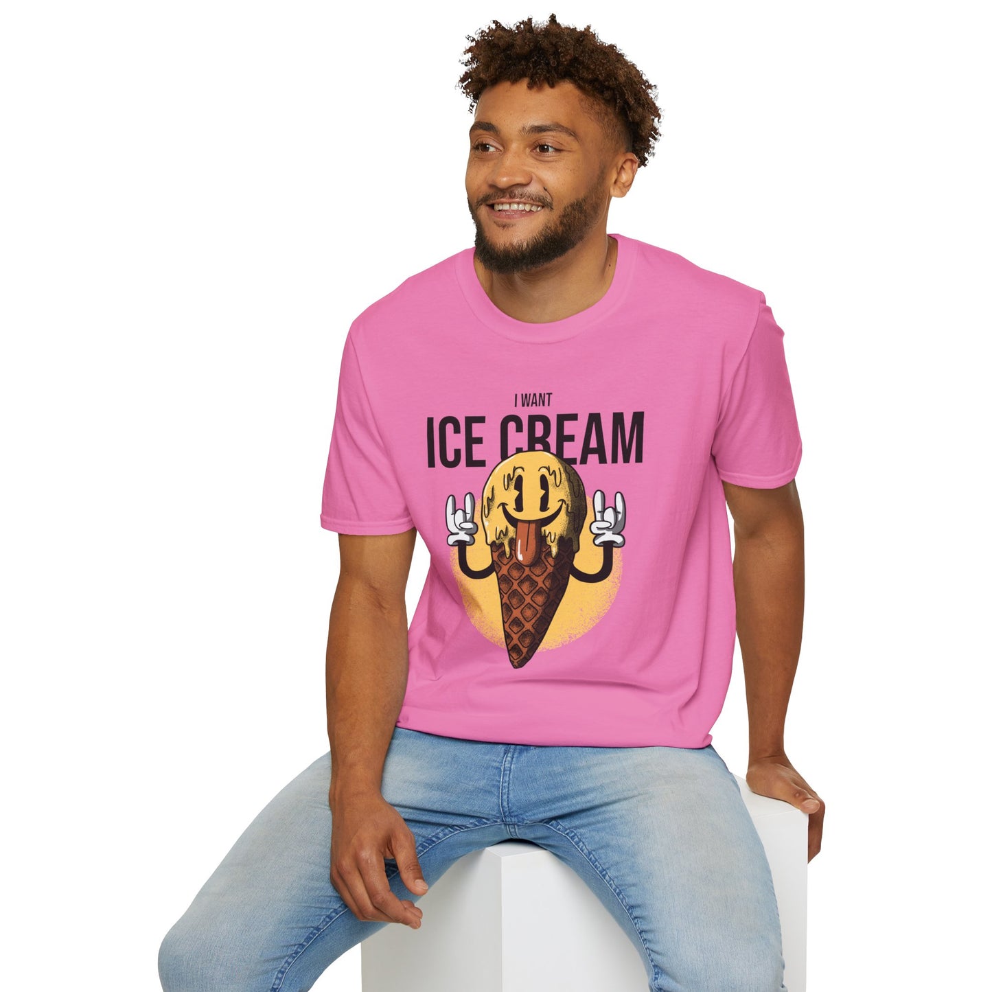 Food Tees, Funny Food T Shirts, Funny T Shirts, Shirt with Food, Junk Food Tees, Shirt with Ice Cream, Ice Cream T-Shirt