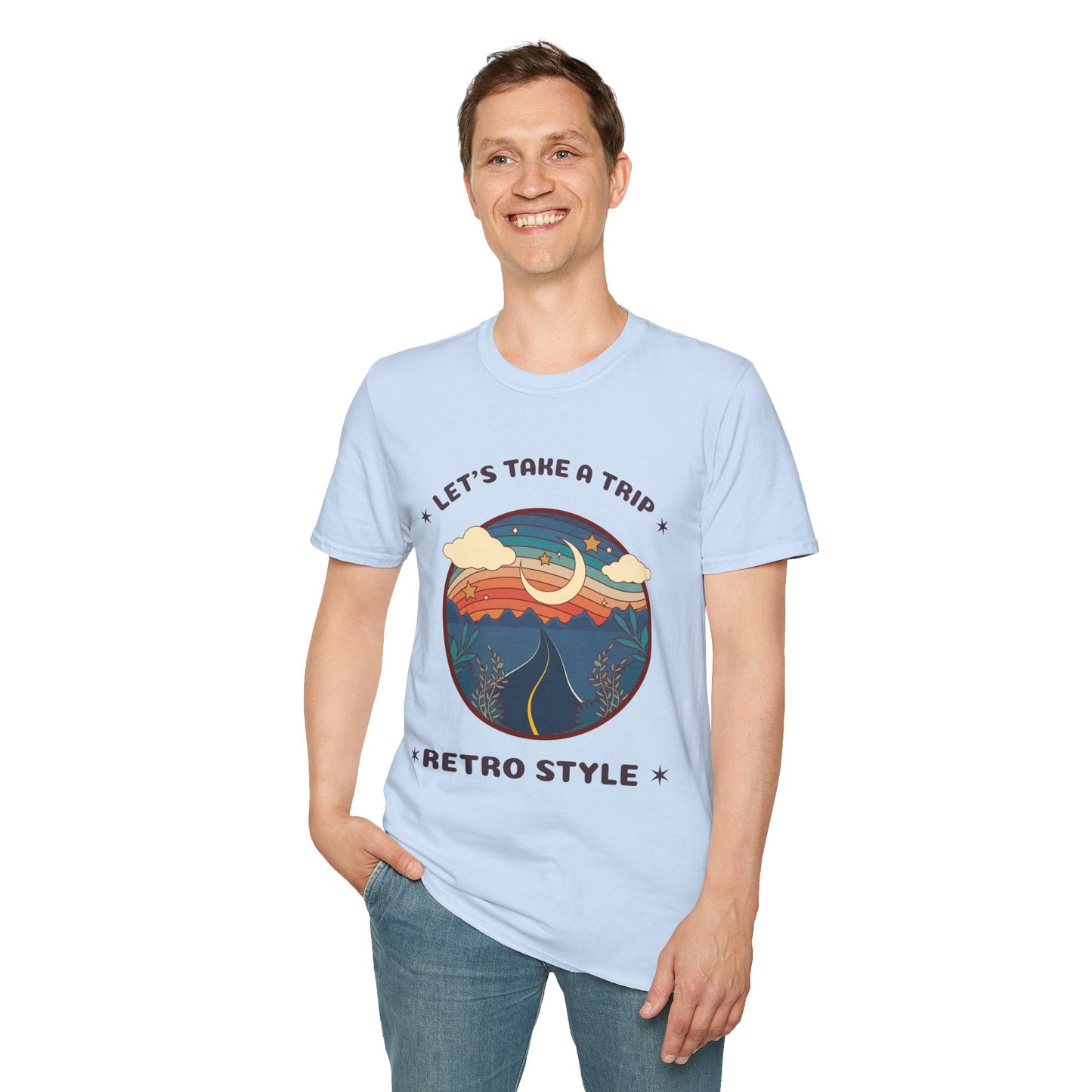 Retro T Shirt, Retro Design Shirt, Retro Art Tee Shirt, T-shirt with Retro Style