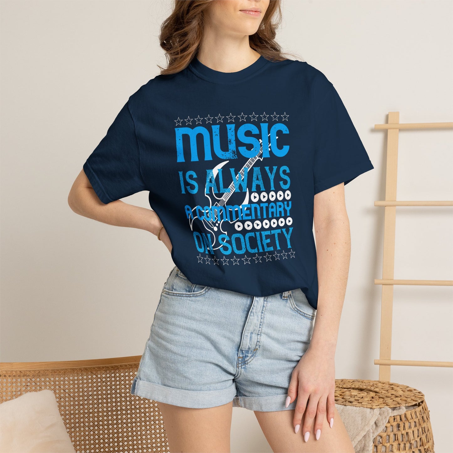 Music Graphic Design Unisex Cotton T-shirt m26