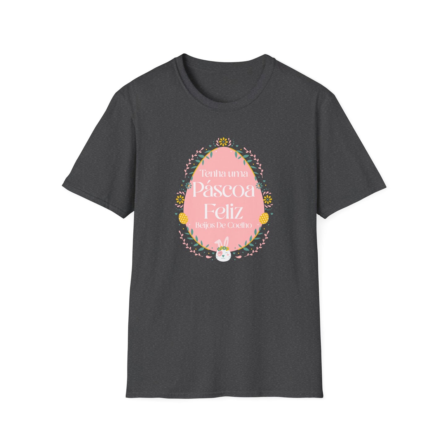 Easter Egg T-Shirt, Tee Shirt with Easter Signature, T Shirt with Easter Prints, Tee Shirt with Easter Design - 2