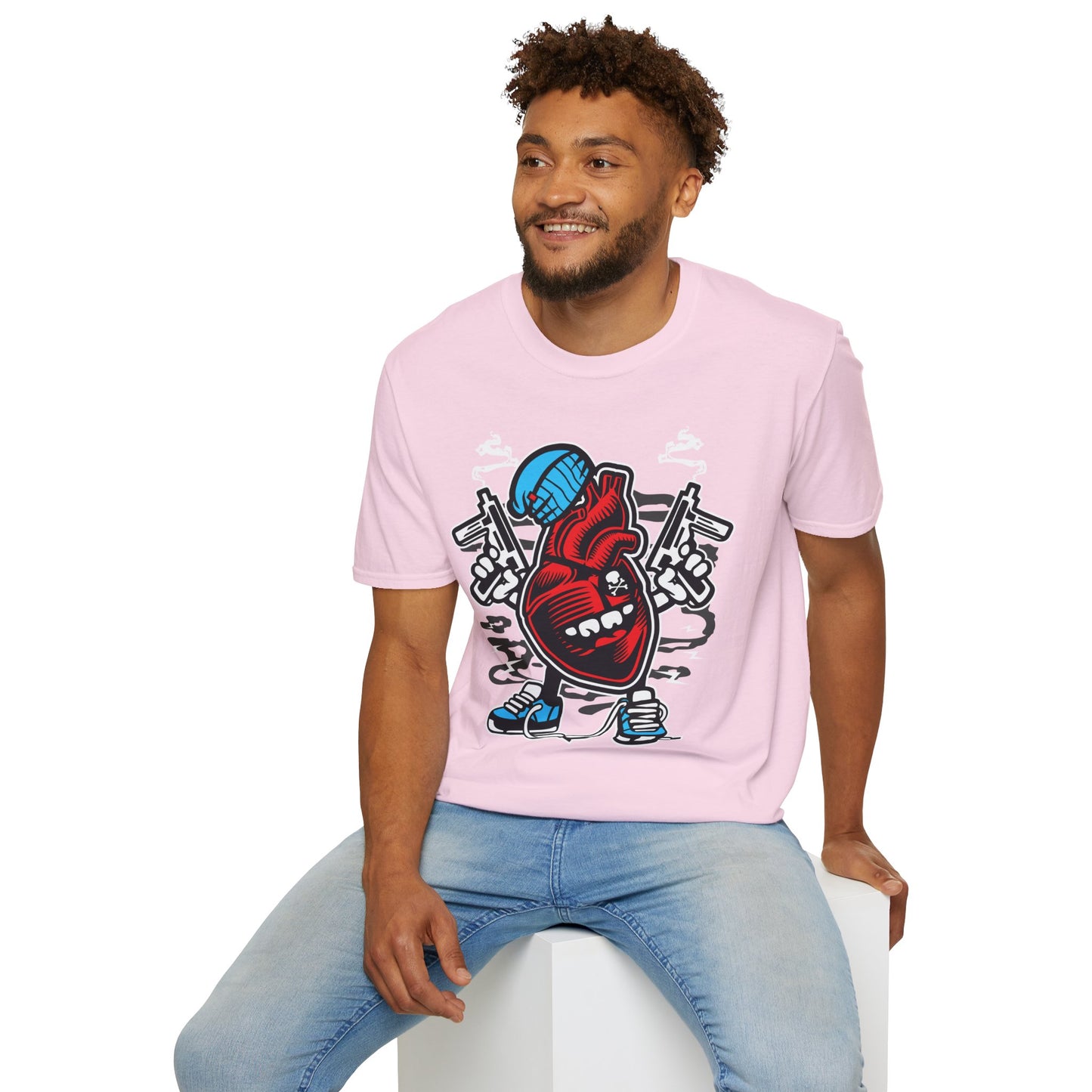 Cartoon T Shirt Animation T Shirt Funny Tee Unisex Gildan Softstyle 64000 100 Percent Cotton