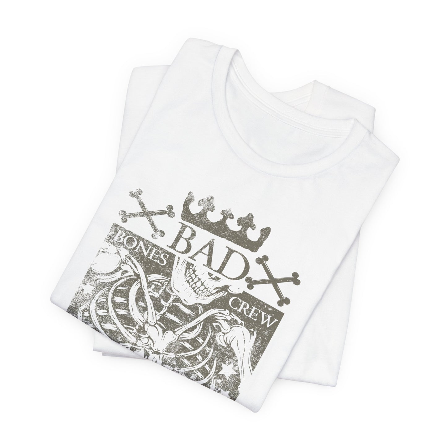 Skeleton Ribcage Tee Bones Crew Graphic Shirt A-10