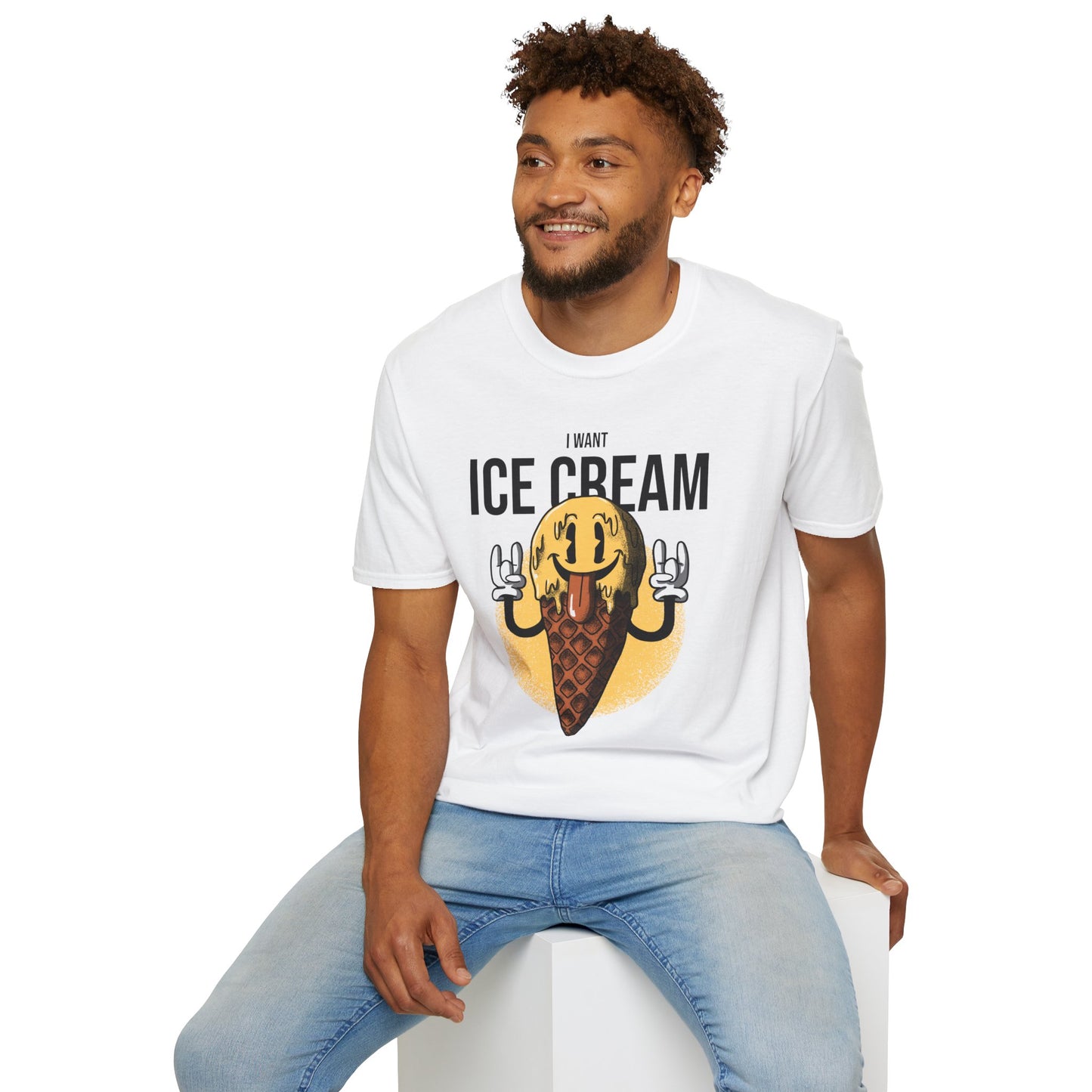 Food Tees, Funny Food T Shirts, Funny T Shirts, Shirt with Food, Junk Food Tees, Shirt with Ice Cream, Ice Cream T-Shirt