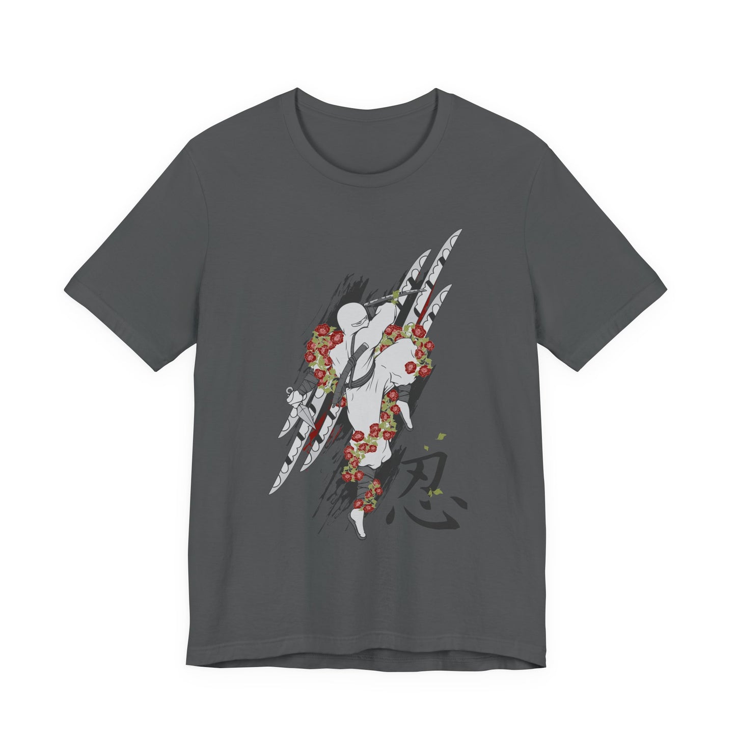 Ninja Samurai Artwork Graphic Unisex Cotton T-Shirt r5