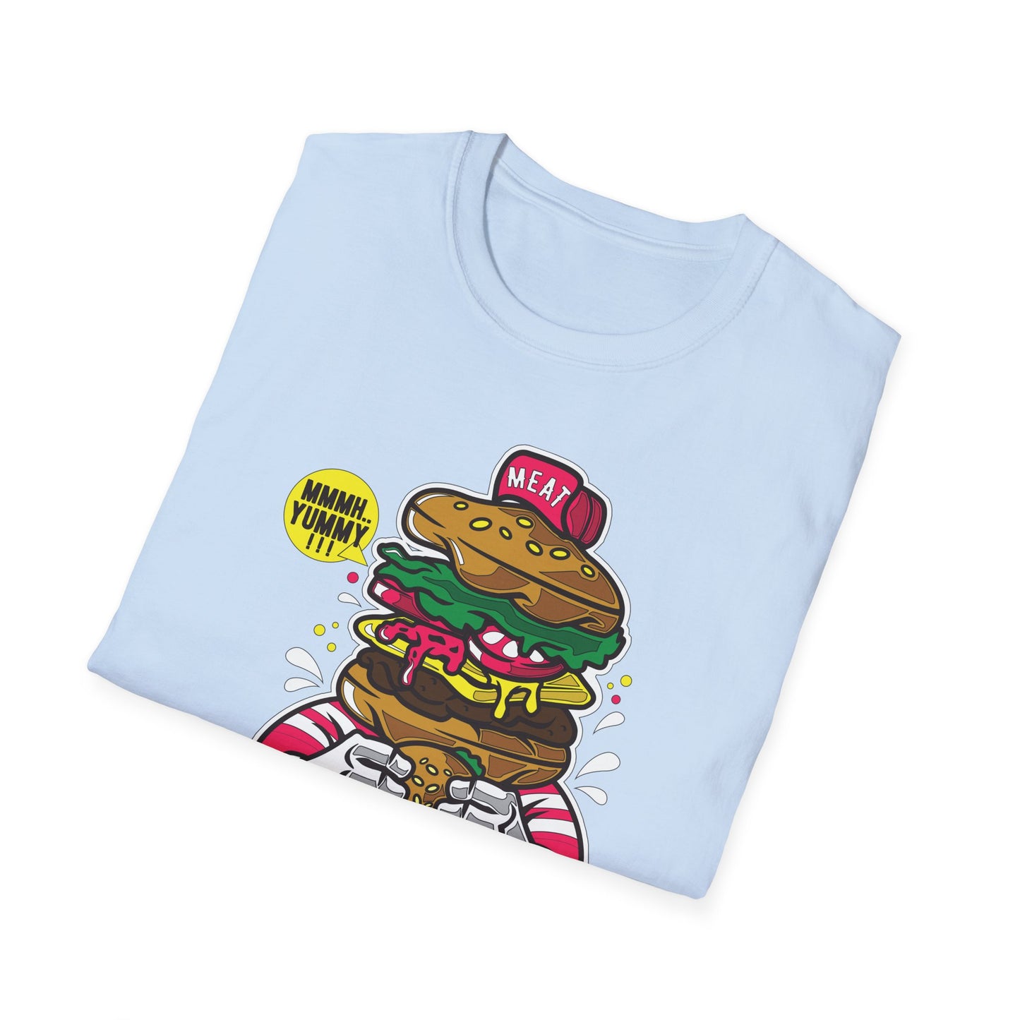 Cartoon T Shirt Animation T Shirt Funny Tee Unisex Gildan Softstyle 64000 Ring Spun Cotton