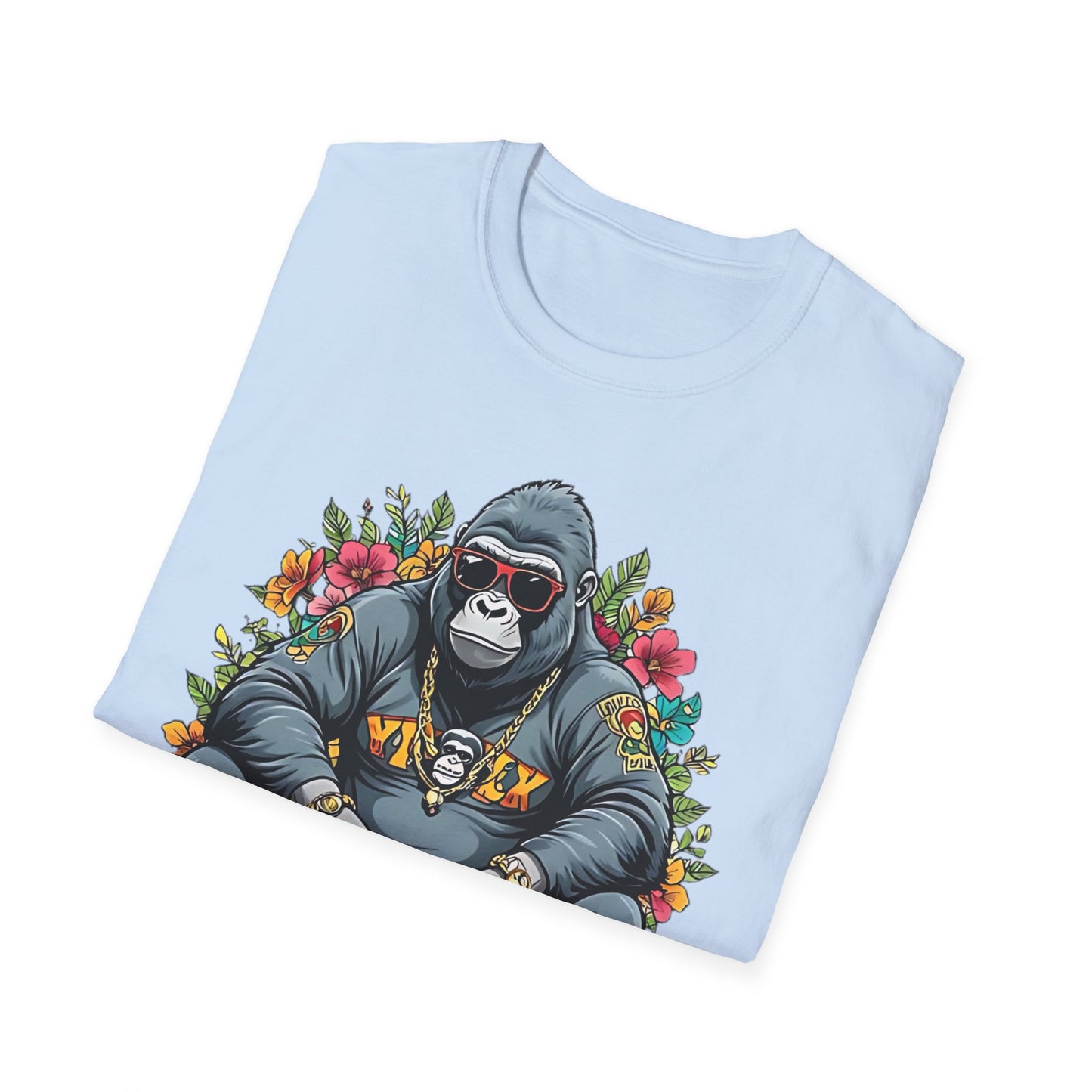 Animals Tees, Funny Animals Shirt, T Shirts with Funny Animals, T-Shirt with Gorilla, Monkey Tees