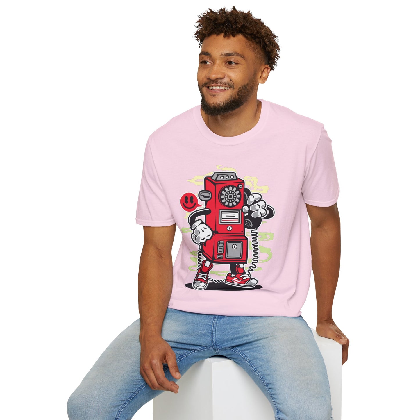 Cartoon T Shirt Animation T Shirt Funny Graphic Tee Softstyle 64000 Unisex Short Sleeve