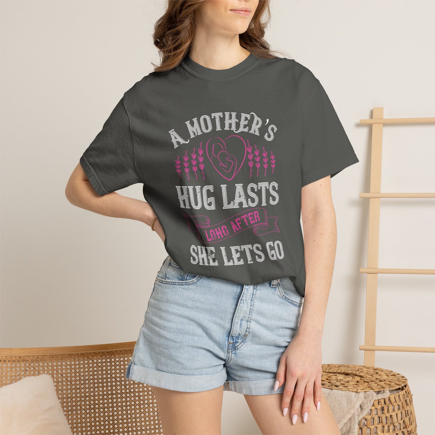 Mom T-shirt Mother Day Mama Tee Unisex Comfort Colors Garment-Dyed Cotton h58