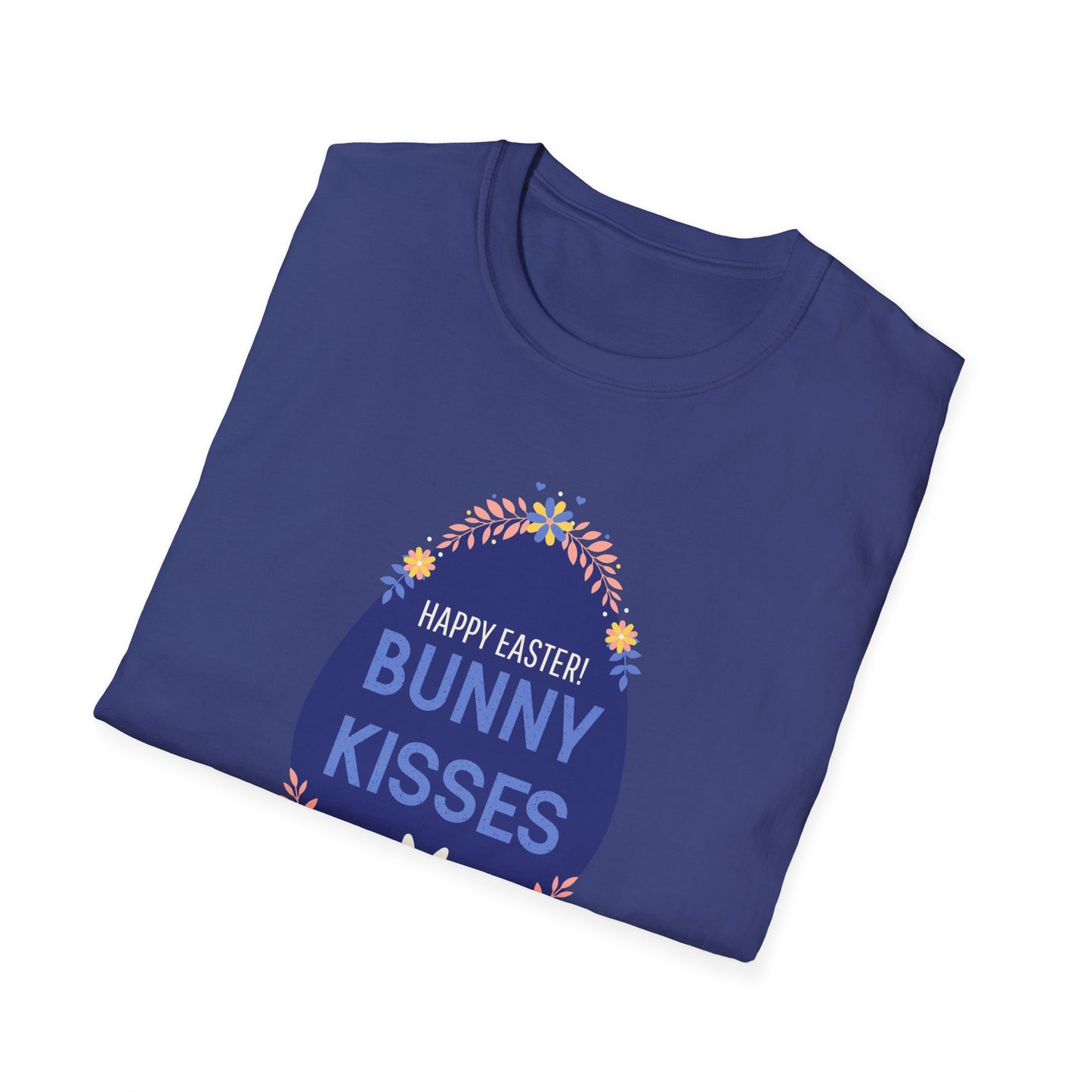 Easter Bunny Kisses T-Shirt, Tee Shirt with Easter Signature, T Shirt with Easter Prints, Tee Shirt with Easter Design - 3