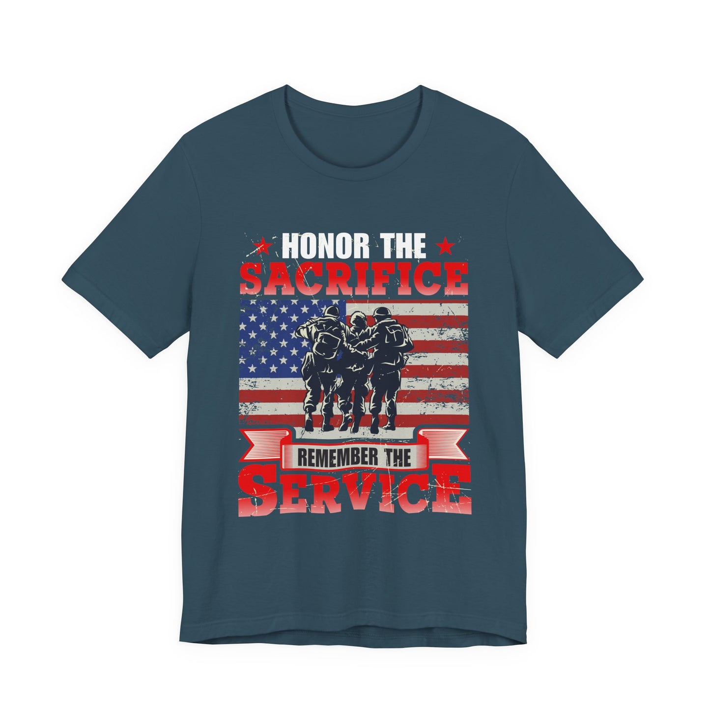 American Flag Graphic Unisex Cotton T-Shirt v24
