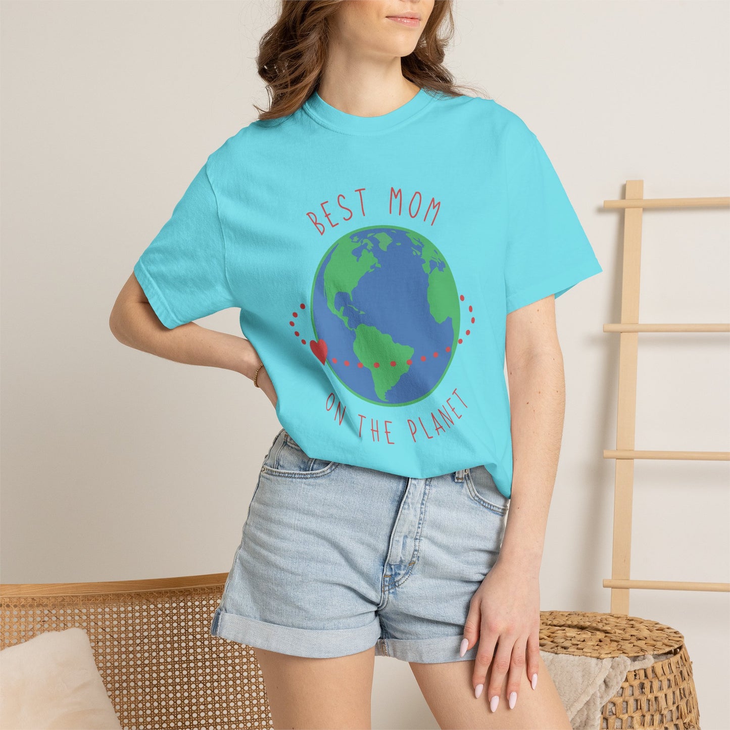 Mom T-shirt Mother's Day Mama Tee Unisex Comfort Colors Garment-Dyed Cotton h33