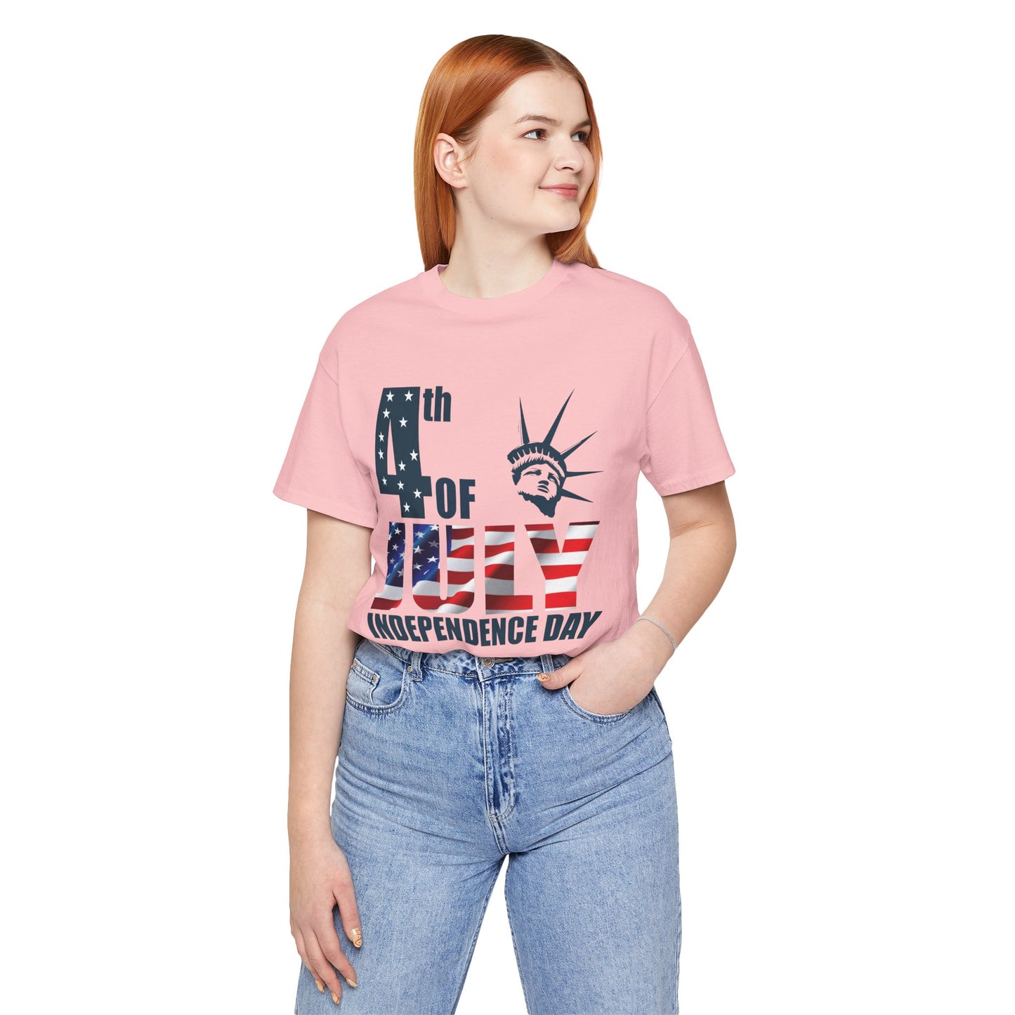Independence Day Graphic Unisex Cotton T-Shirt 026