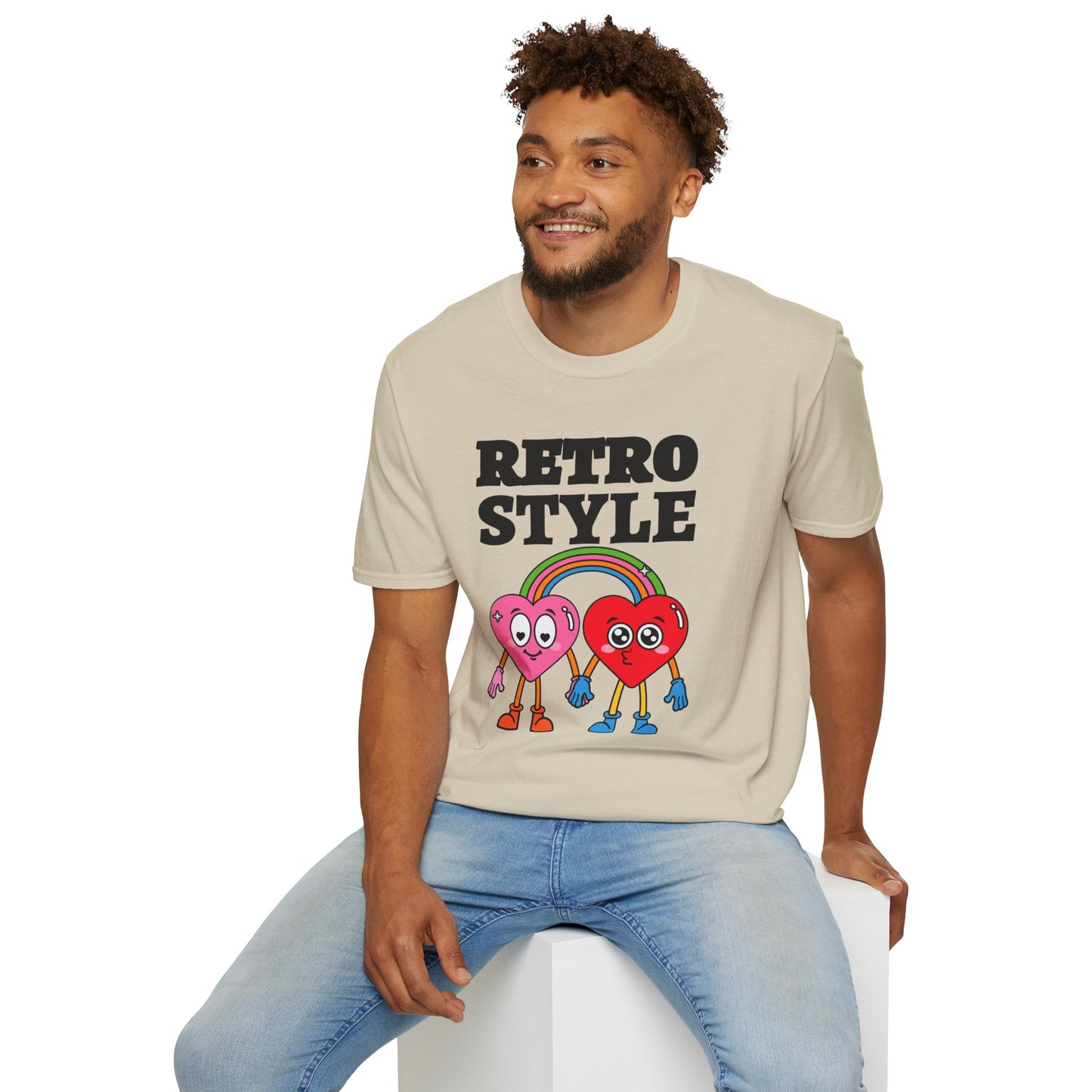 Retro T Shirt, Retro Design Shirt, Retro Art Tee Shirt, T-shirt with Retro Style