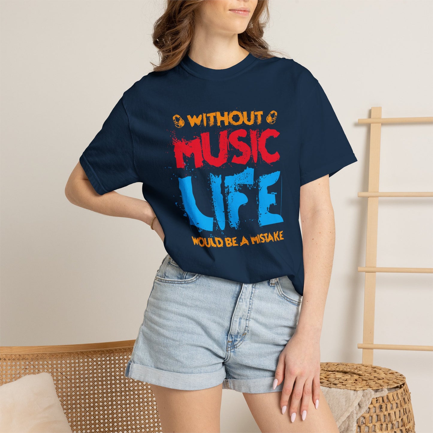 Music Graphic Design Unisex Cotton T-shirt 032