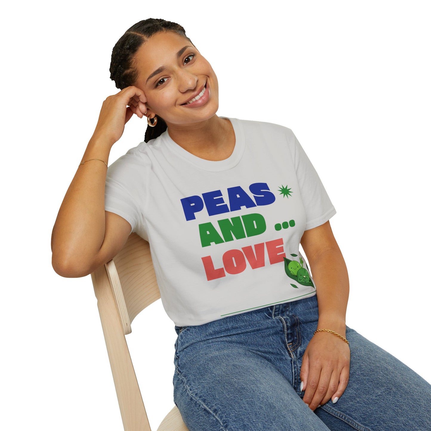 Food Tees, Funny Food T Shirts, Funny T Shirts, Shirt with Vegetables, Shirt with Peas