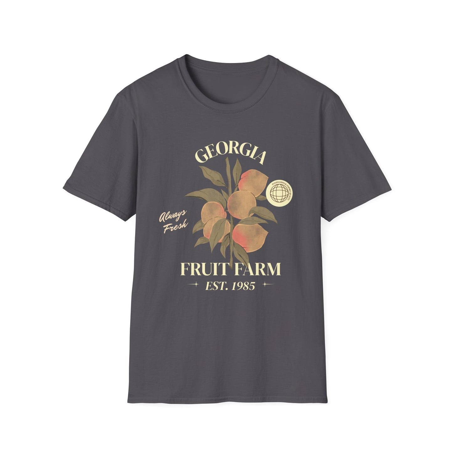 Food Tees, Funny Food T Shirts, Funny T Shirts, Shirt with Fruits, Shirt with Peach