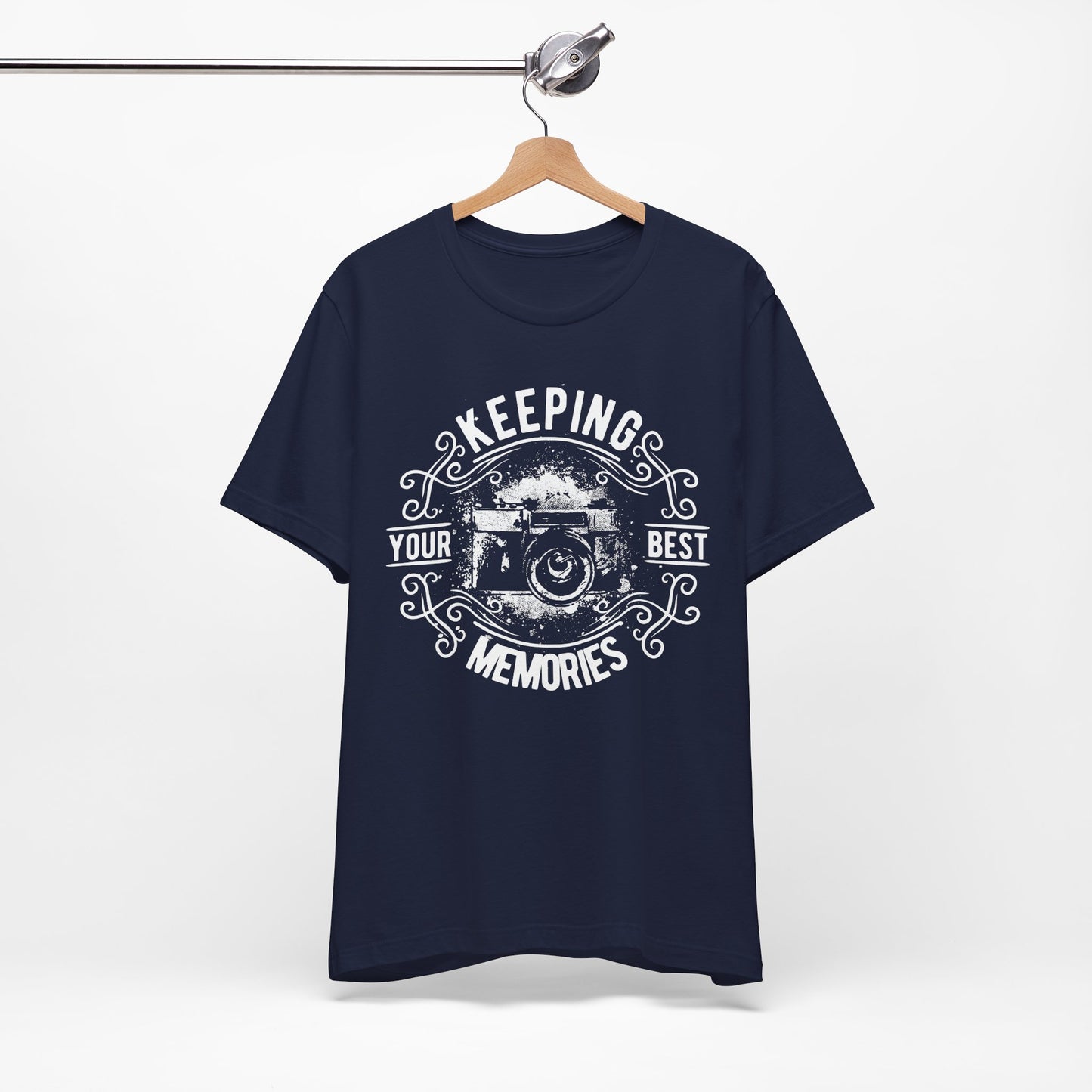 Keeping Your Best Memories T-Shirt Vintage Camera Graphic T-Shirt A-5