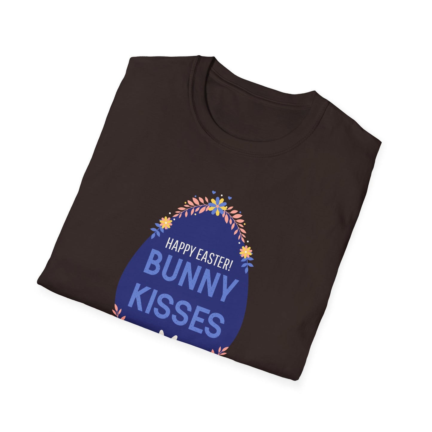 Easter Bunny Kisses T-Shirt, Tee Shirt with Easter Signature, T Shirt with Easter Prints, Tee Shirt with Easter Design - 3