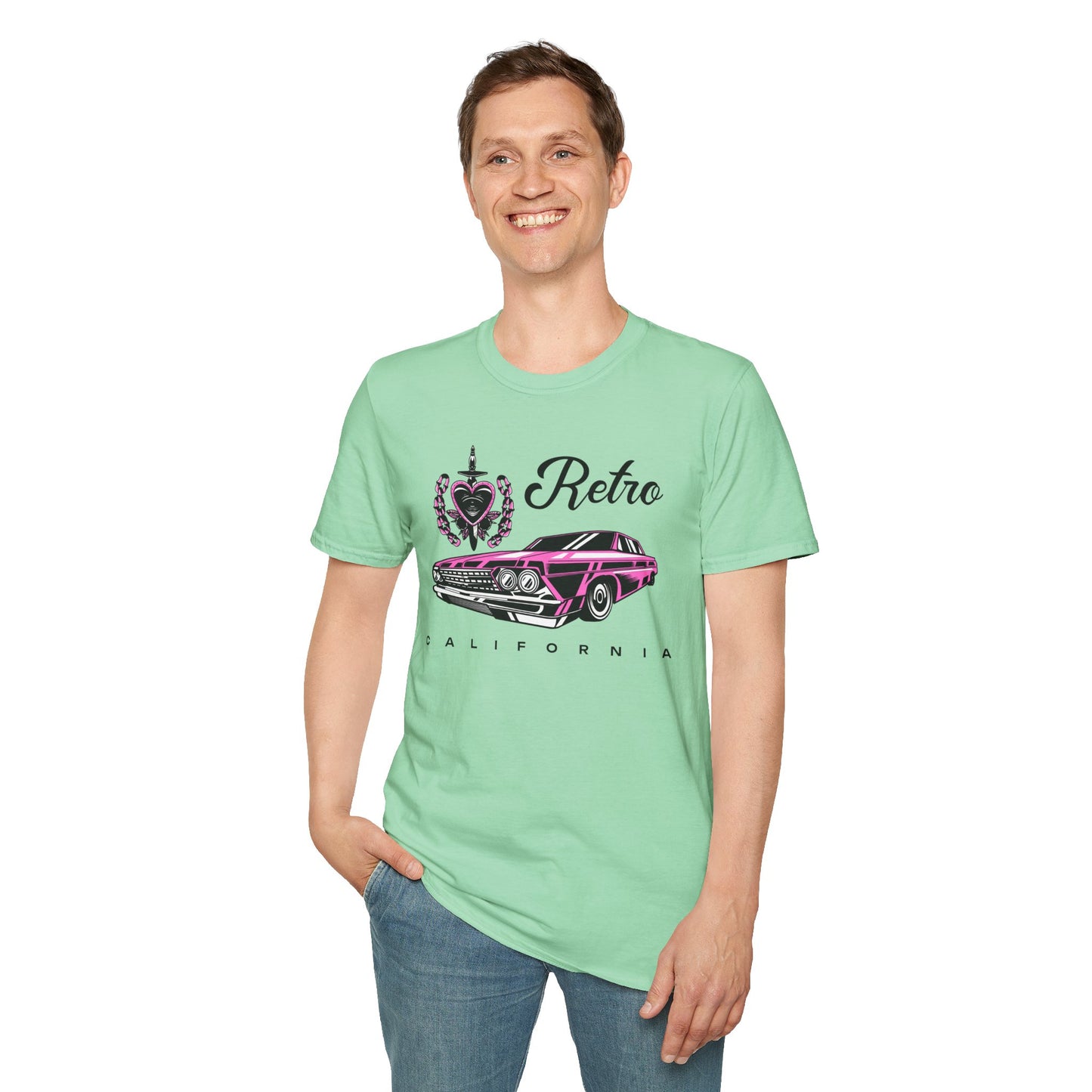 Retro T Shirt, Retro Design Shirt, Retro Art Tee Shirt, T-shirt with Retro Style