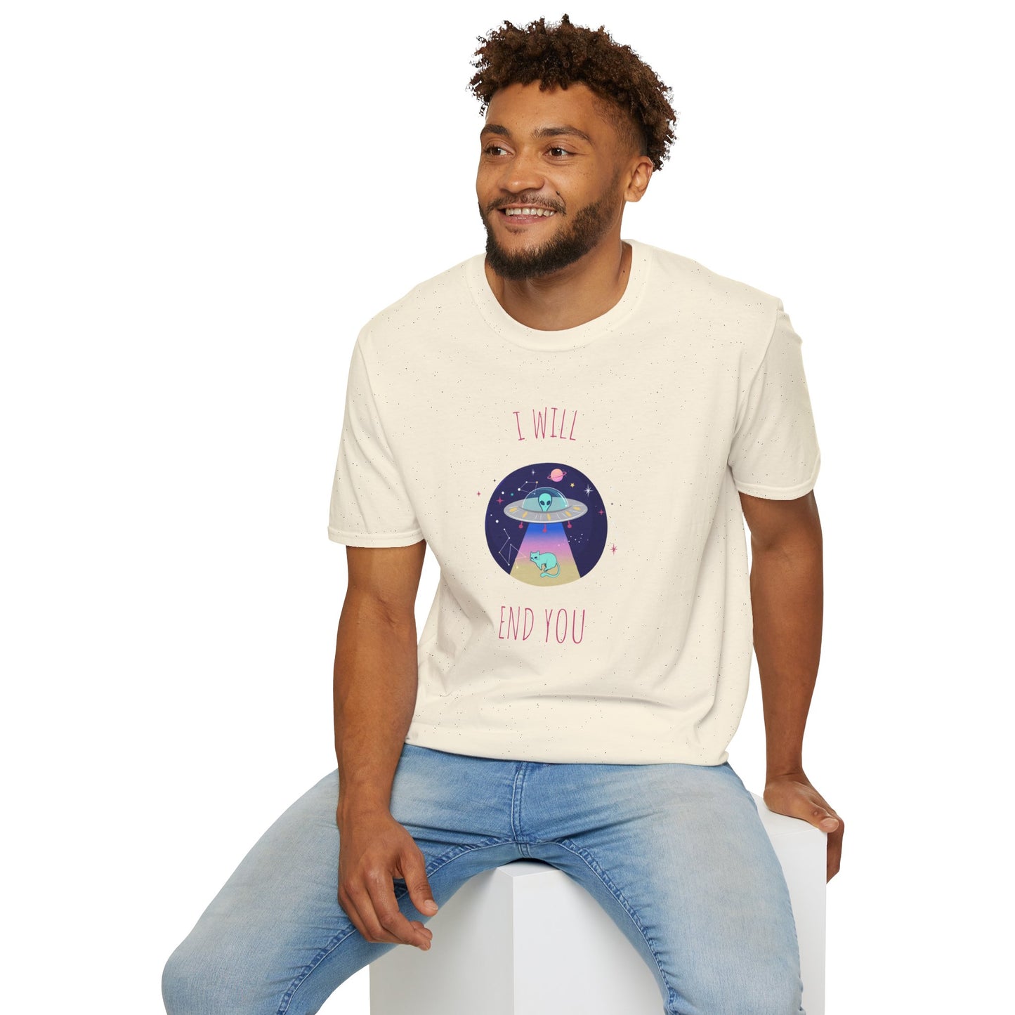 Funny T Shirts UFO Tees Funny Aliens Shirt